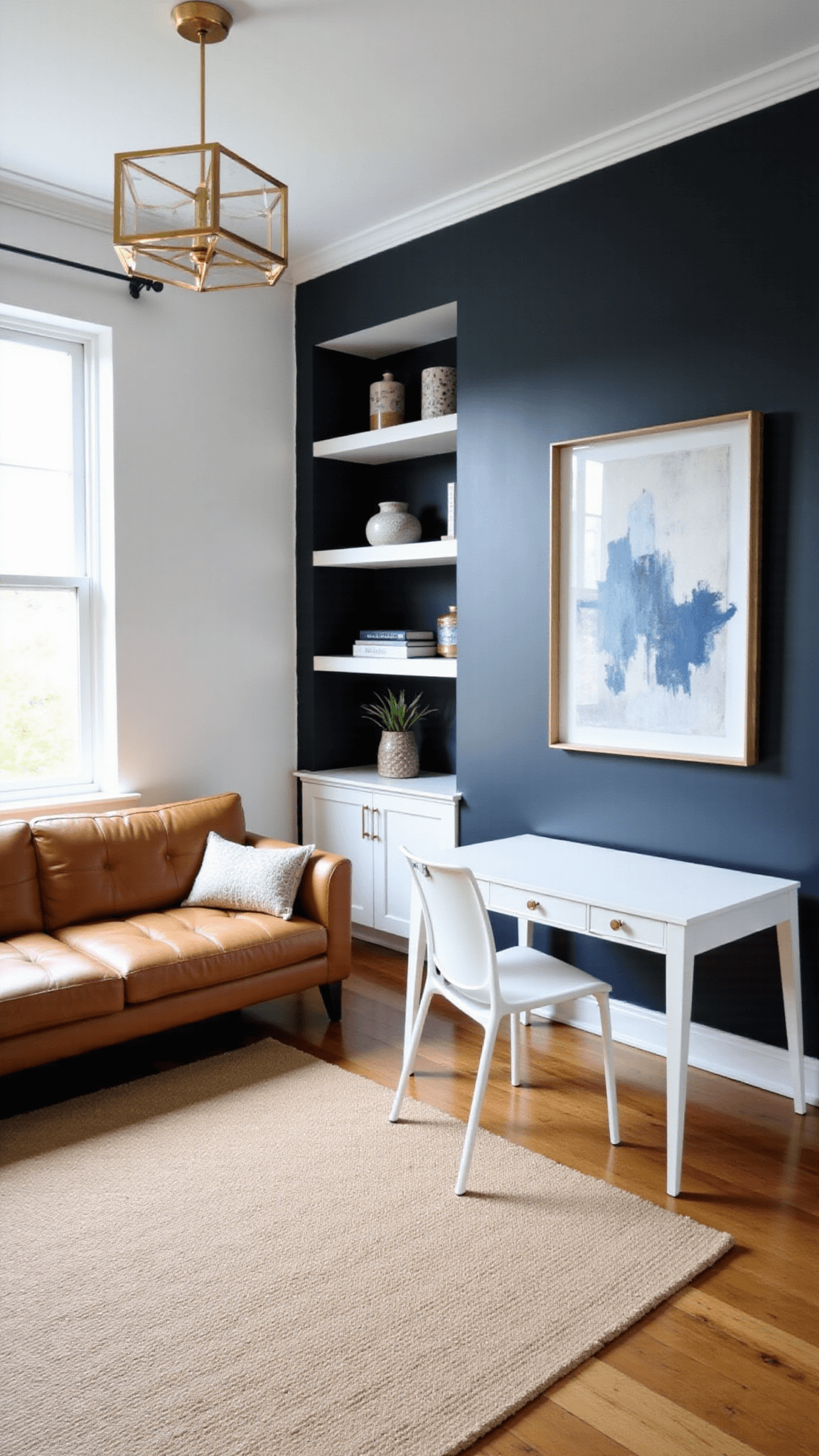 1061modern Office Daybed Charcoal Accent