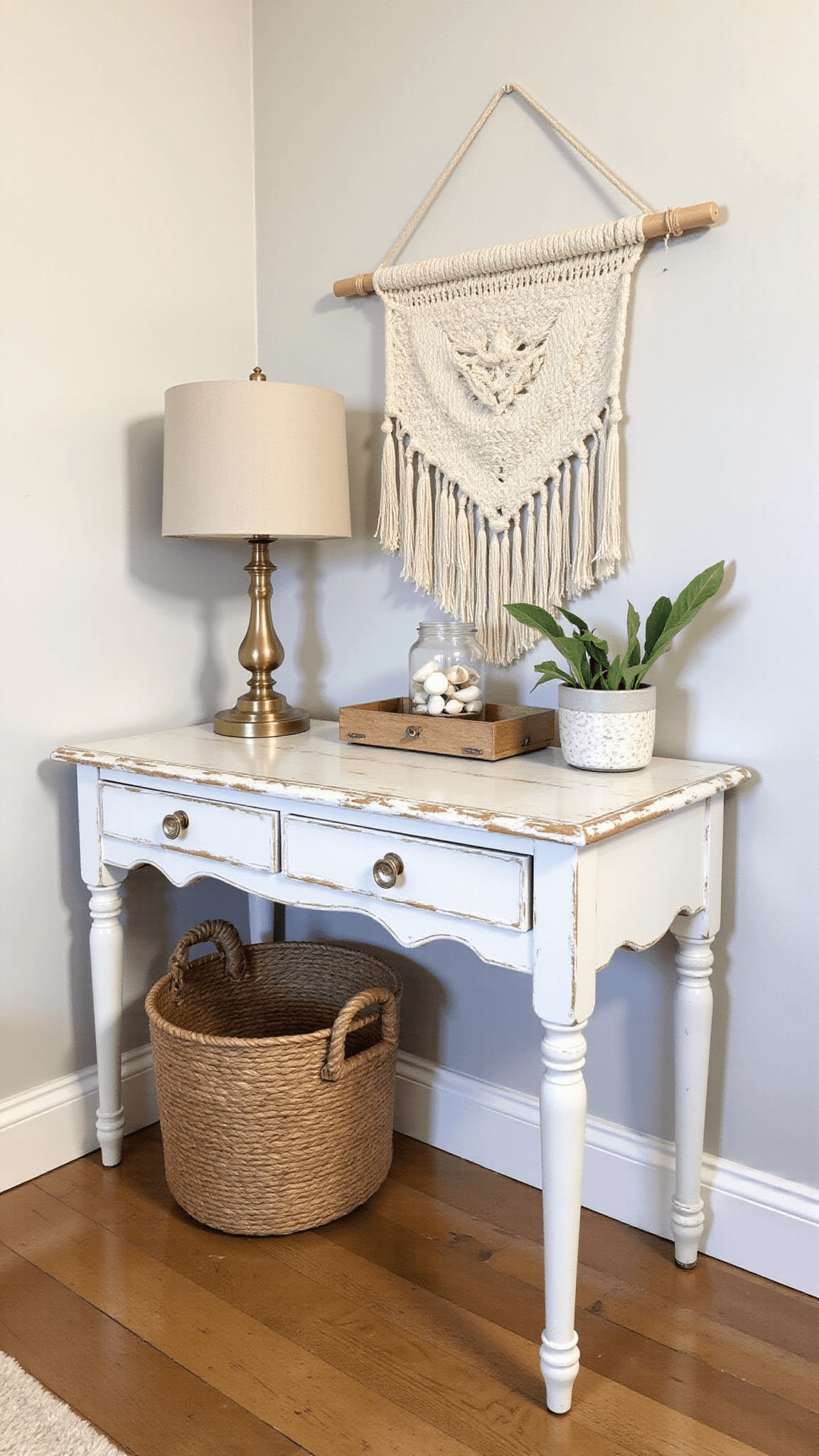151coastal Desk Vignette Golden Hour