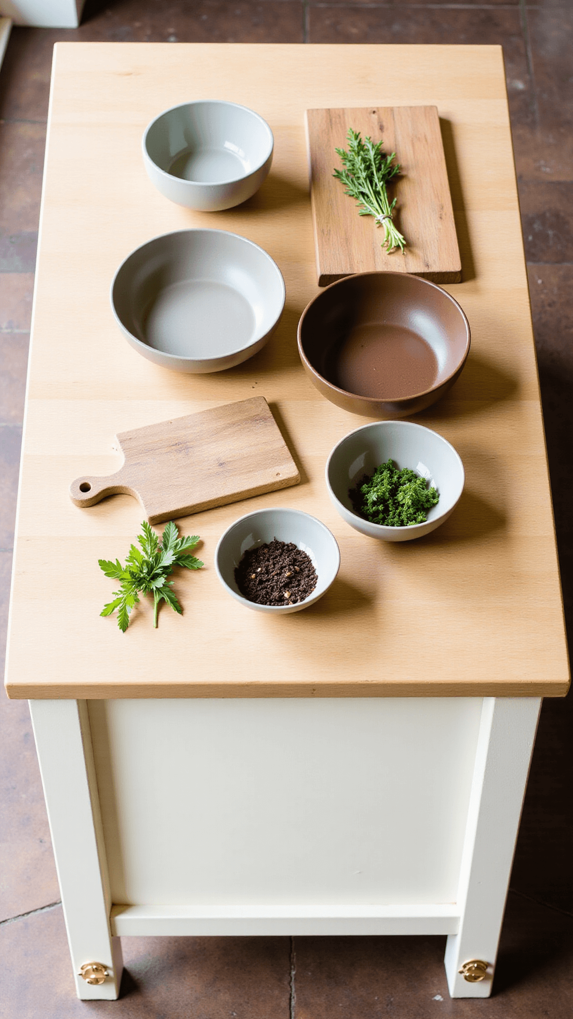 1580kitchen Island Flatlay Styled