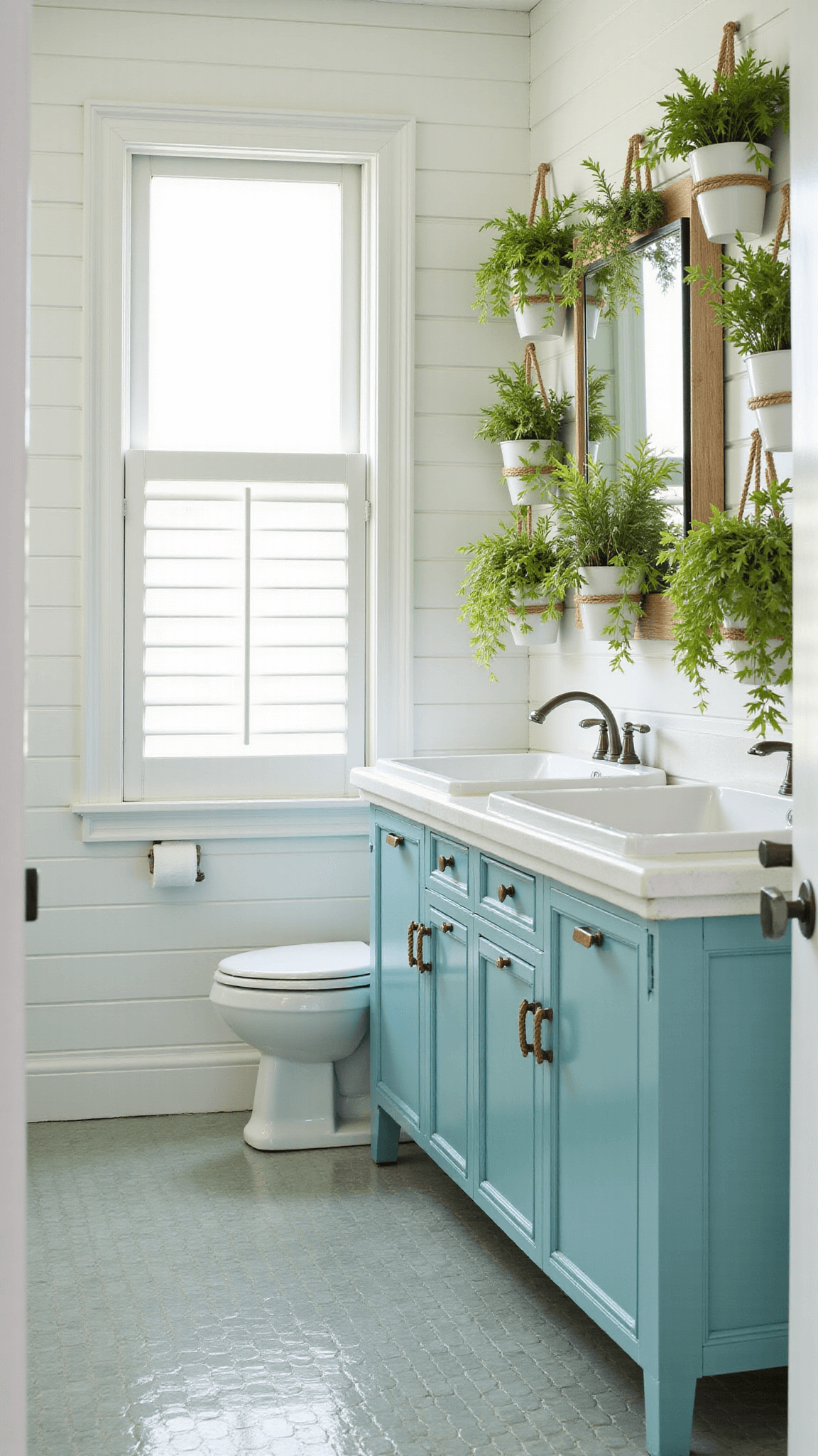 Creating Your Bathroom Oasis: A Guide to Humidity-Loving Plants 2674coastal Hamptons Bathroom Sanctuary