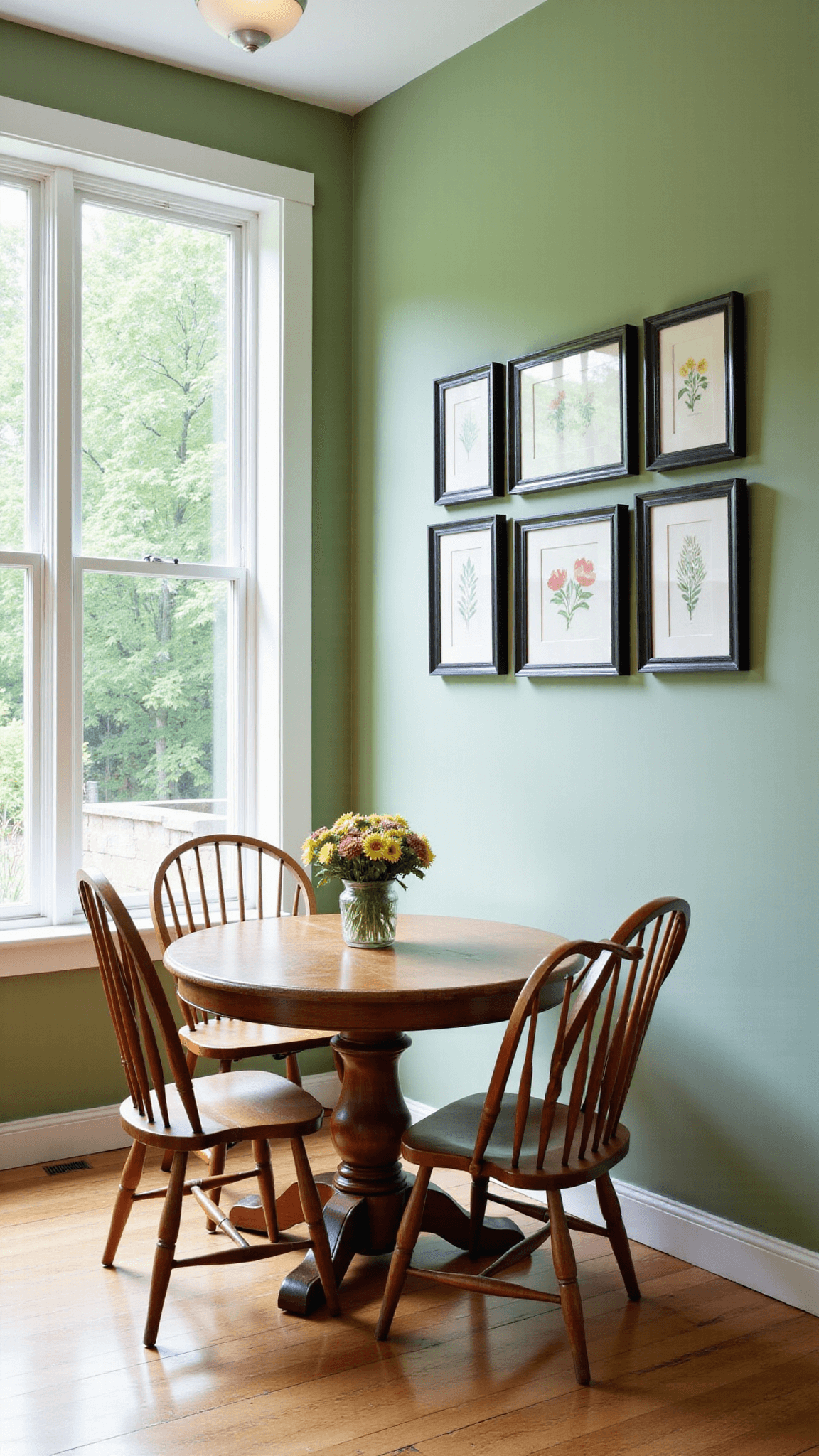 2686sage Breakfast Nook Garden View