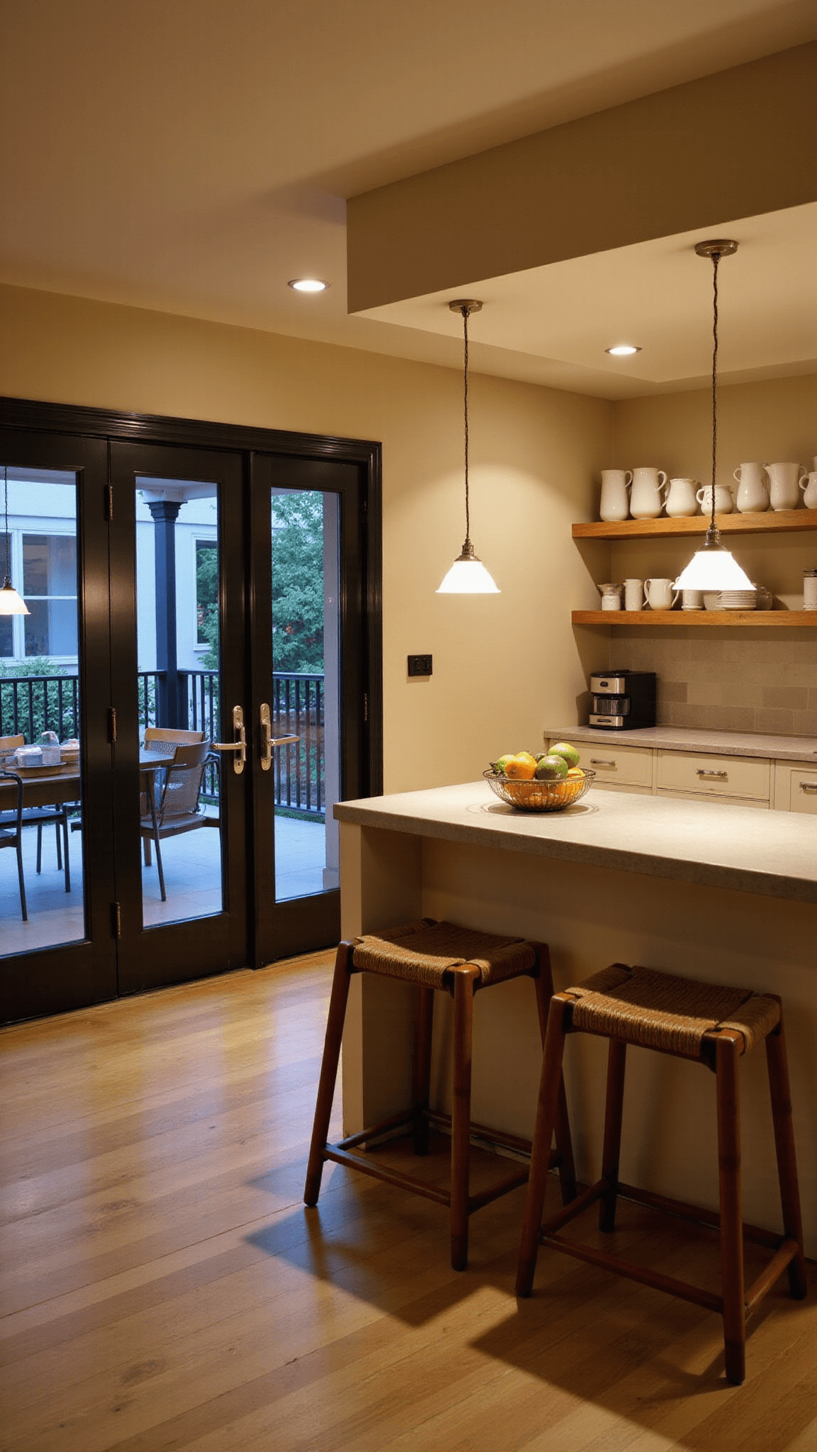 2688cozy Alabaster Kitchen Twilight