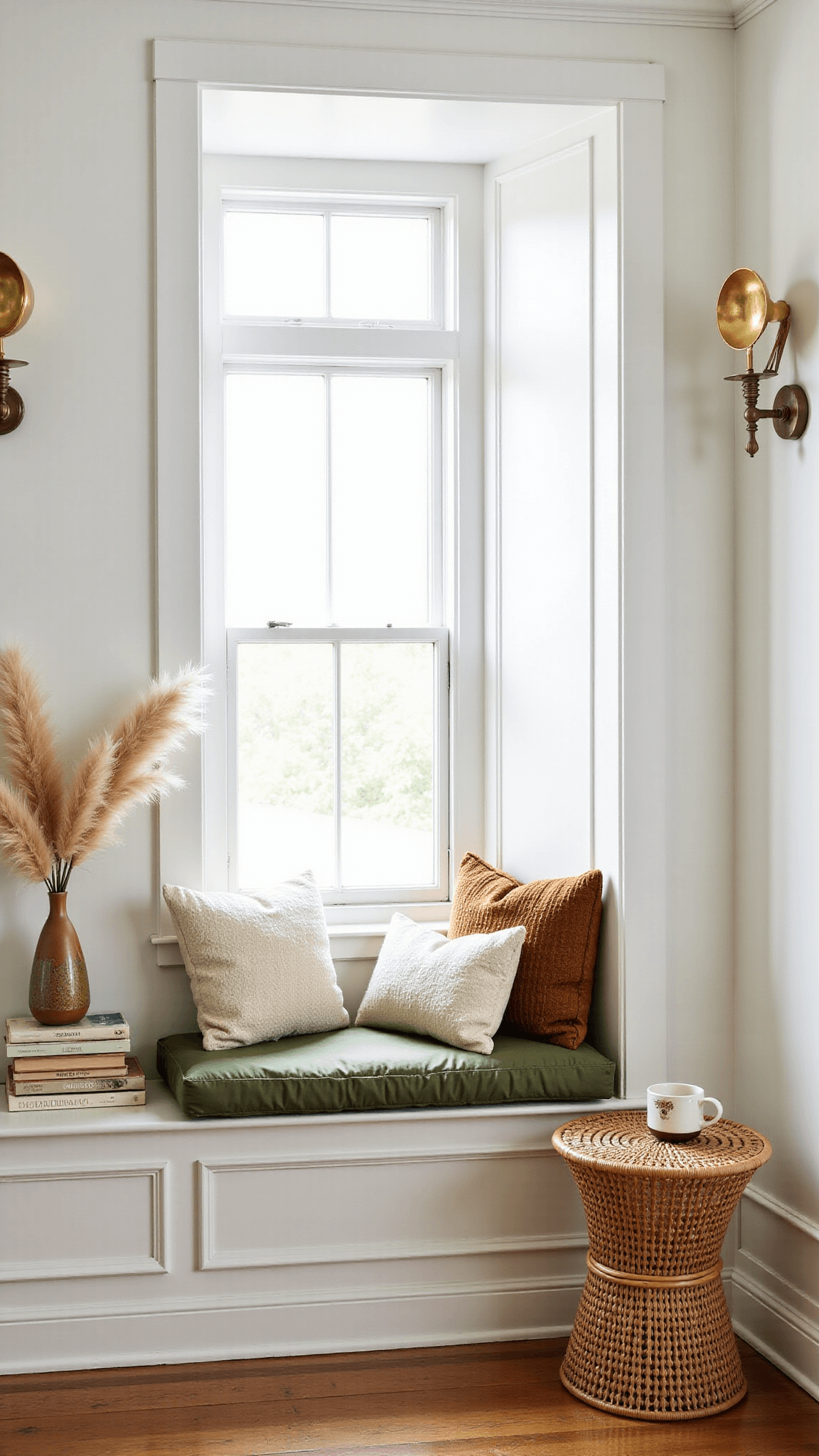 2699cozy Vintage Reading Nook Window Seat
