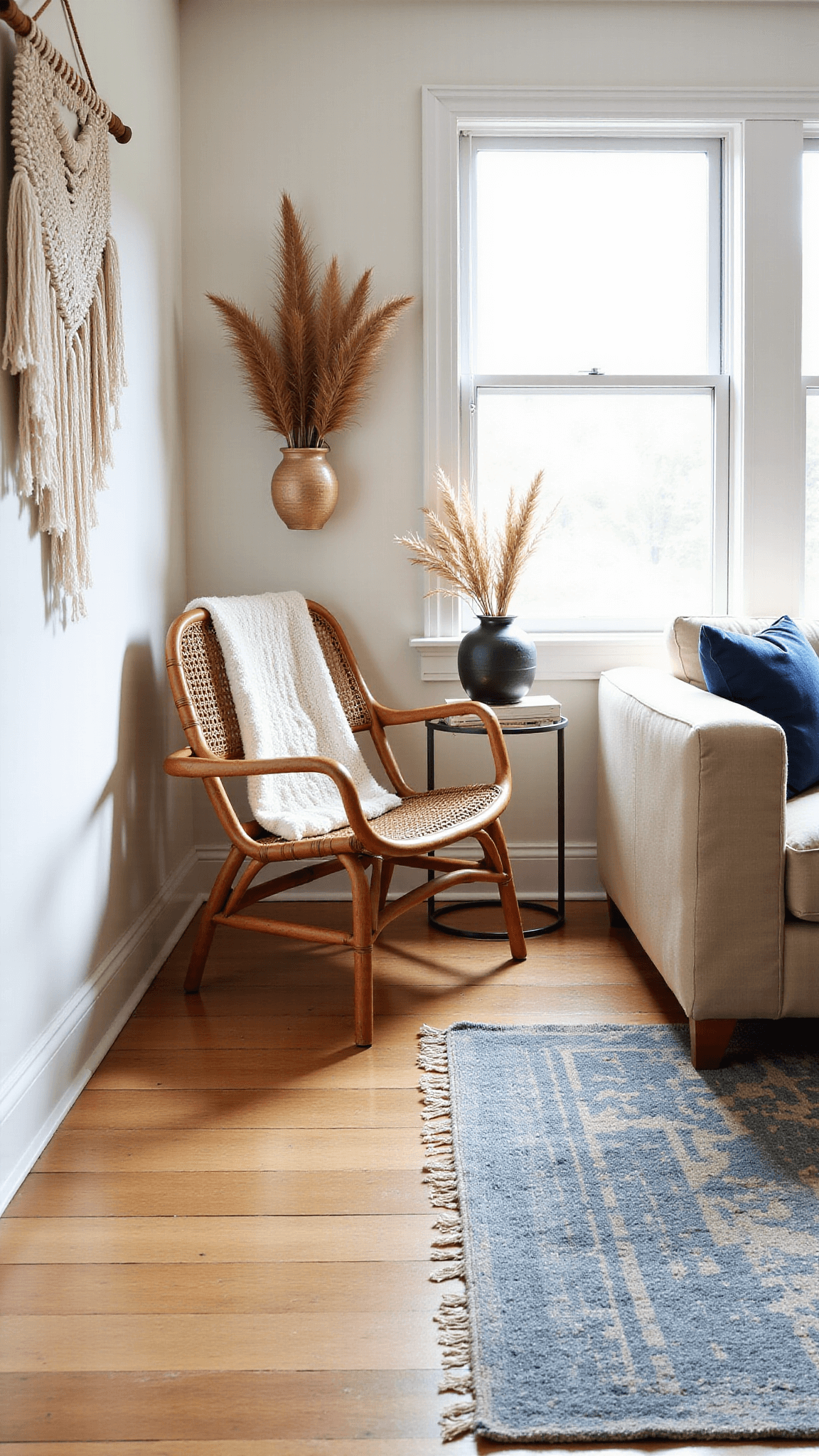 2864coastal Boho Living Room Golden Hour