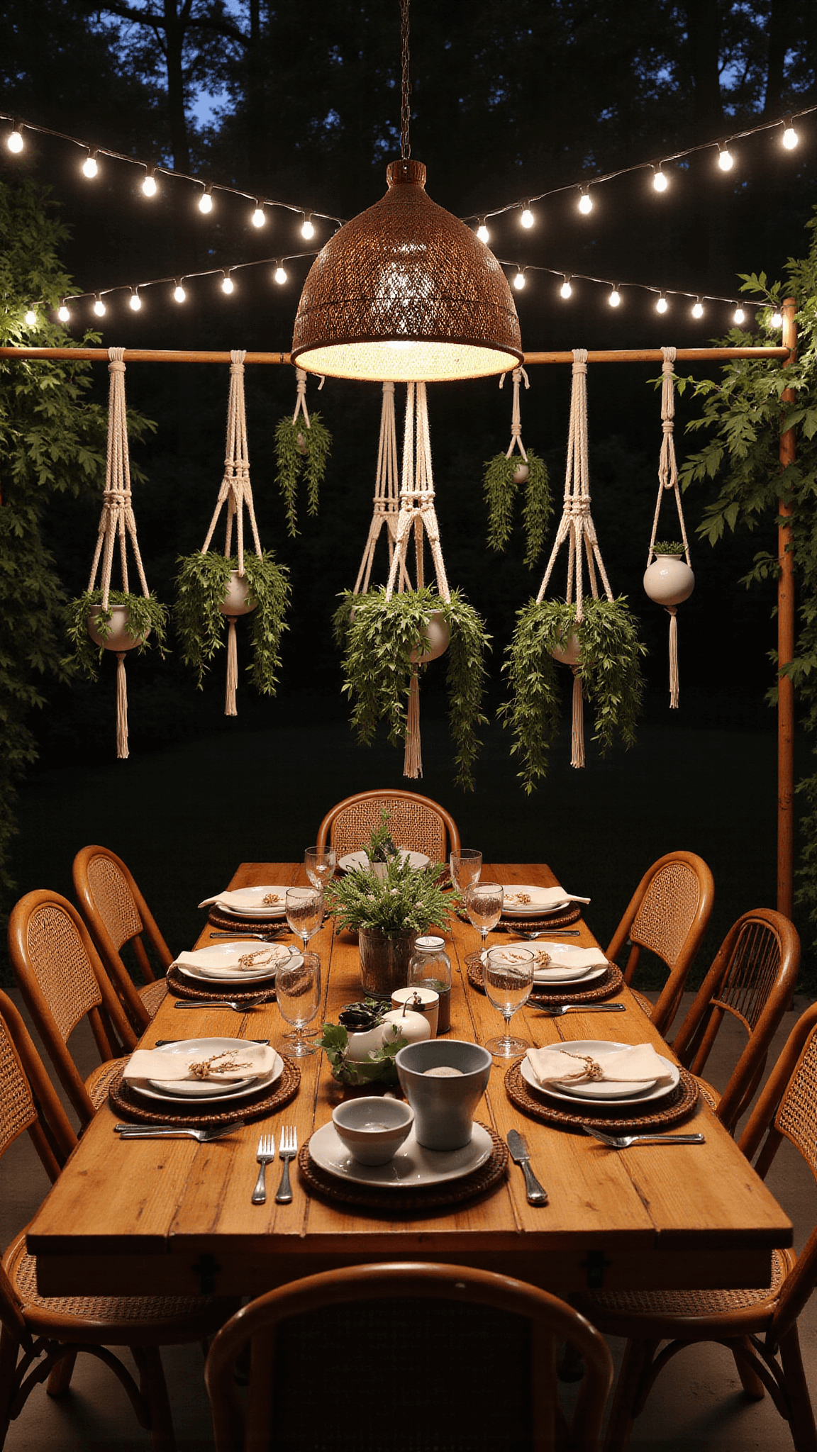 2867bohemian Twilight Dining Room
