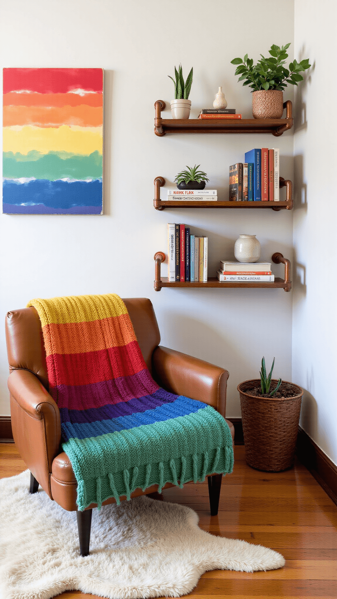 591cozy Rainbow Reading Nook