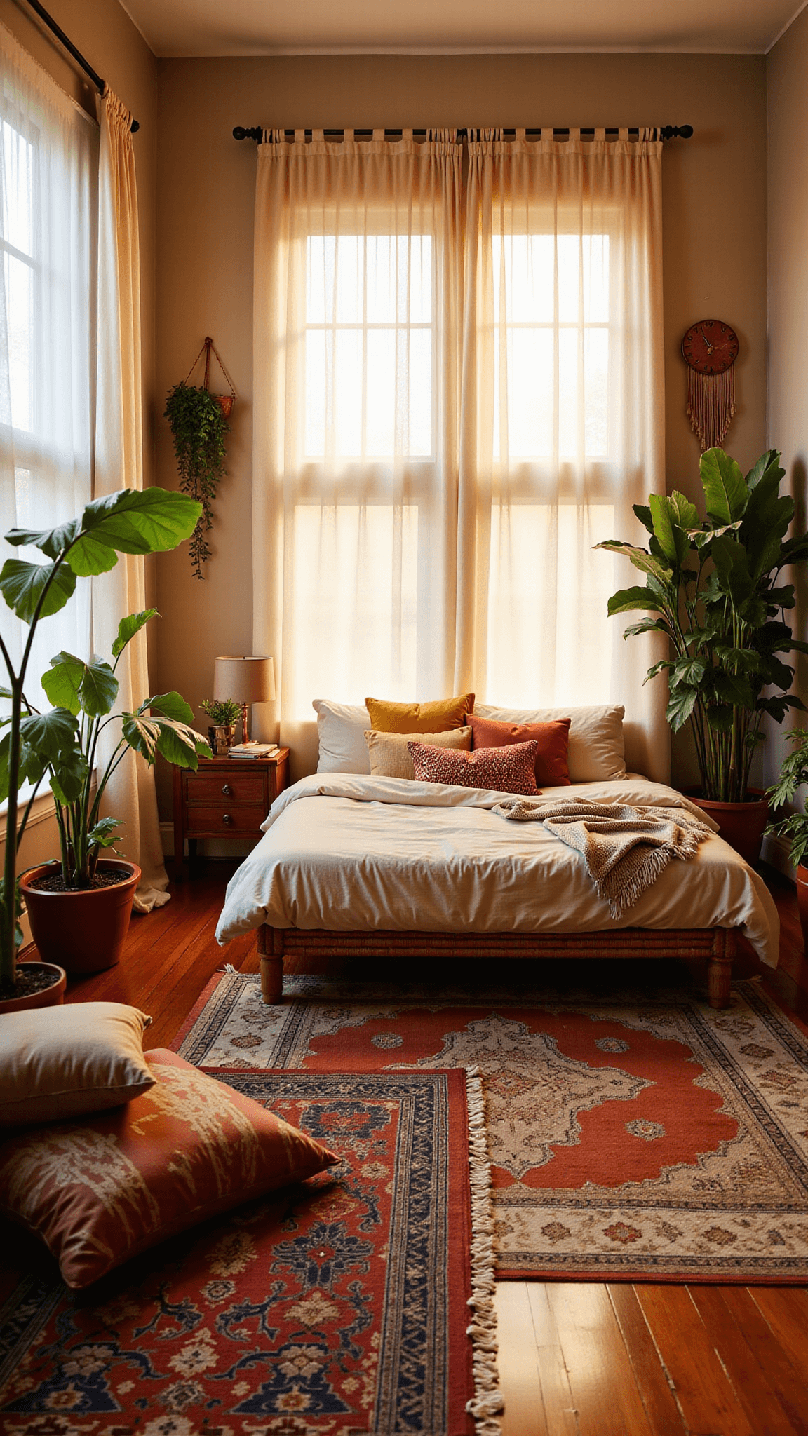 808bohemian Bedroom Golden Hour