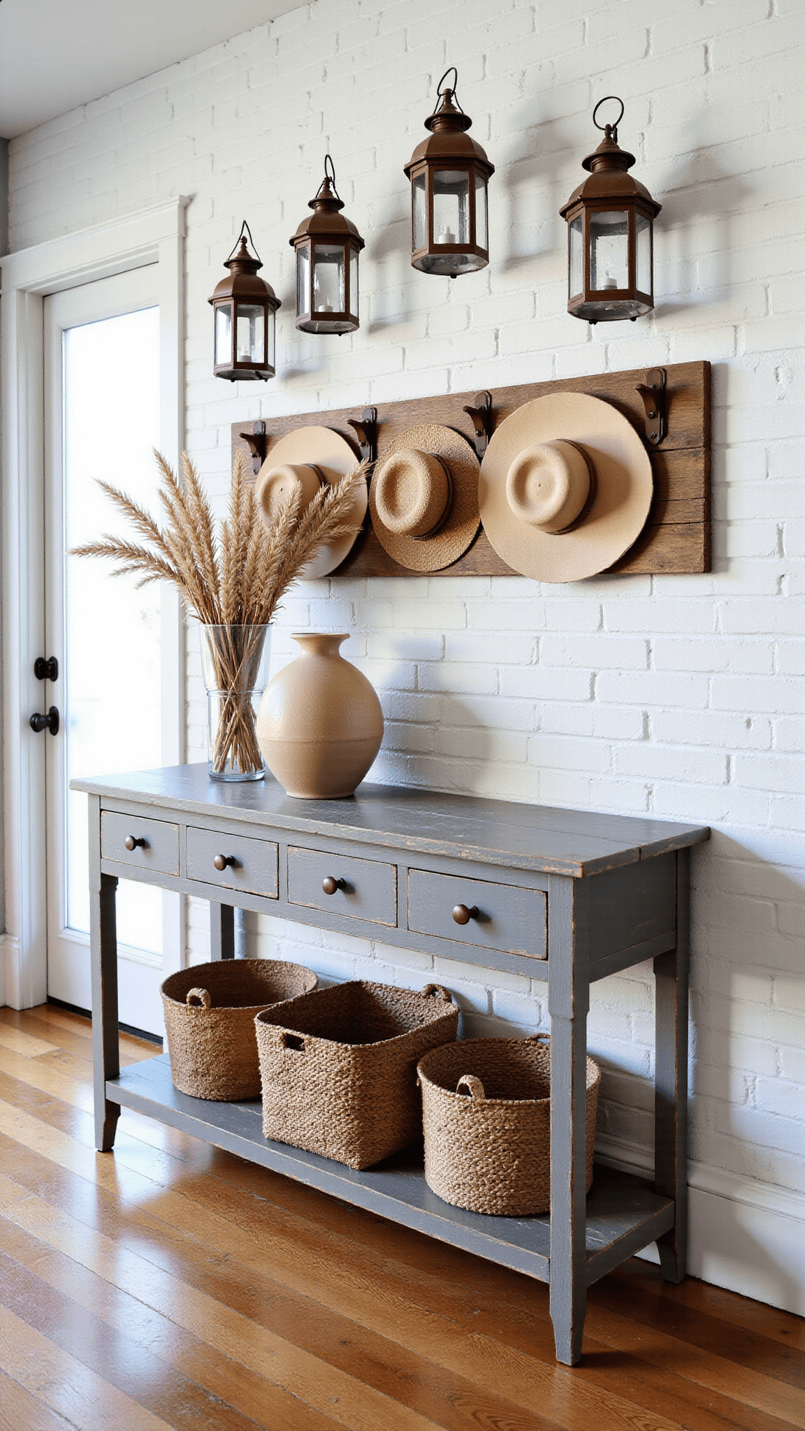 877farmhouse Entryway Lanterns