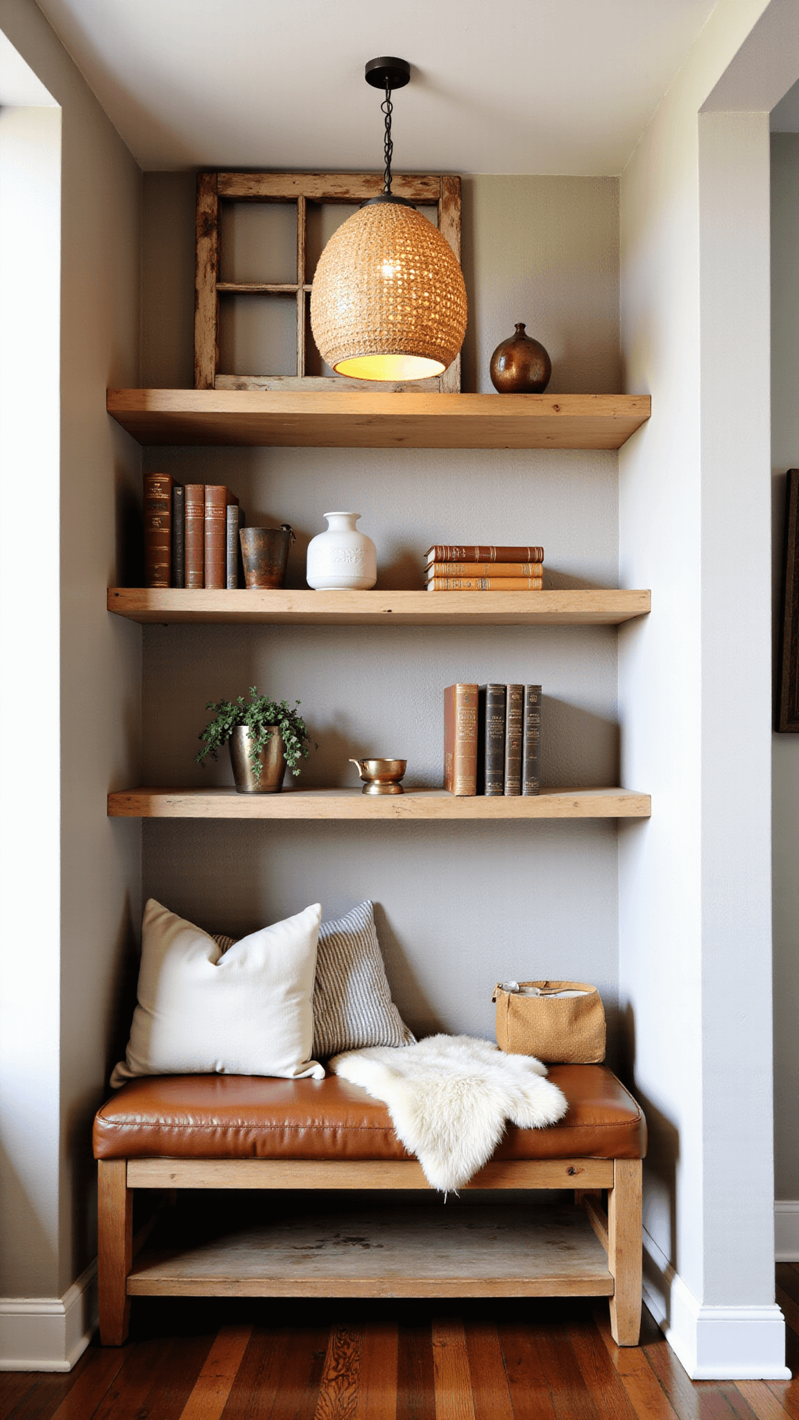 880cozy Reading Nook Leather Bench