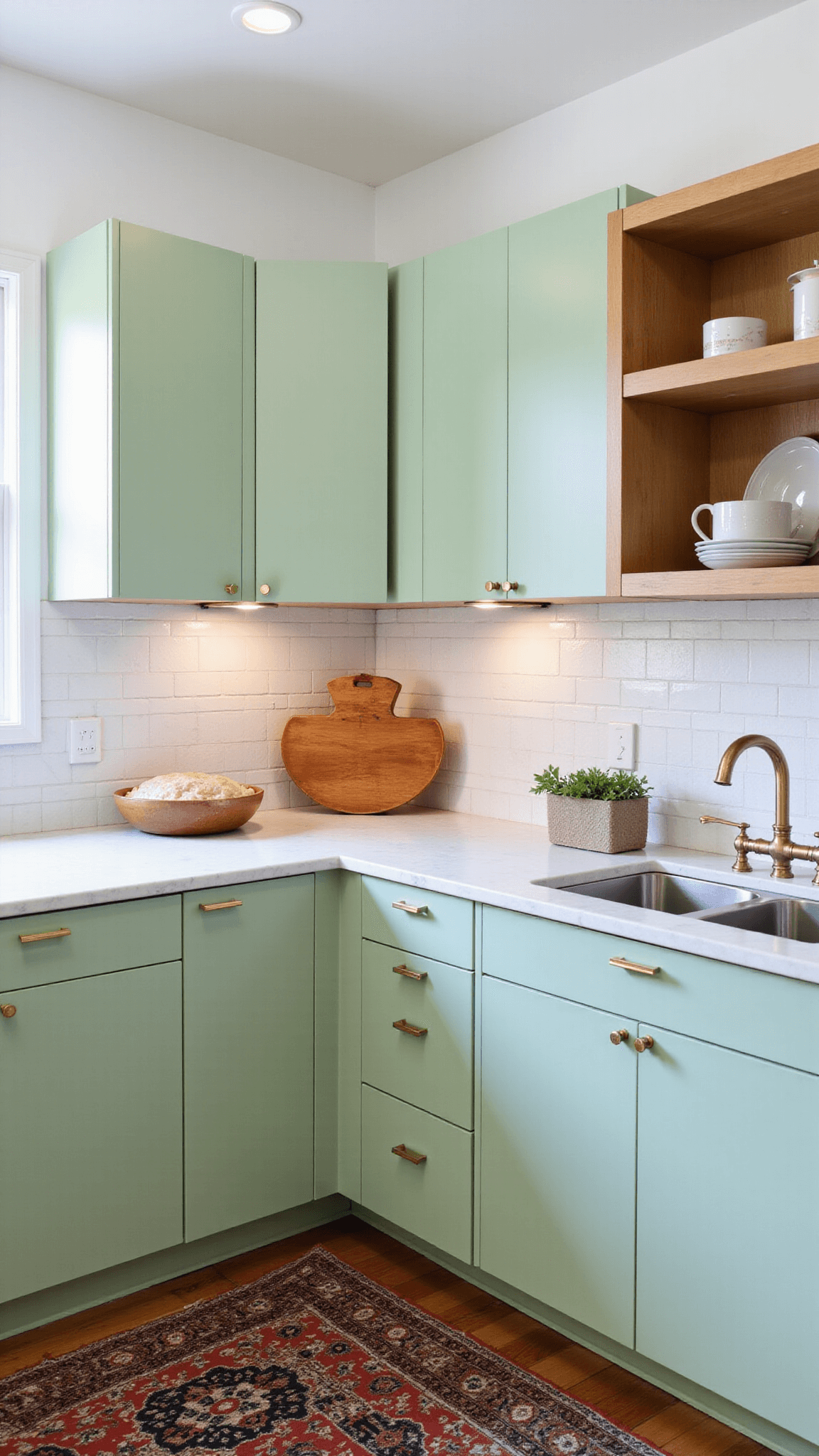 2025 Interior Design Trends: Creating Spaces with Soul and Character 3230modern Sage Kitchen Interior Design