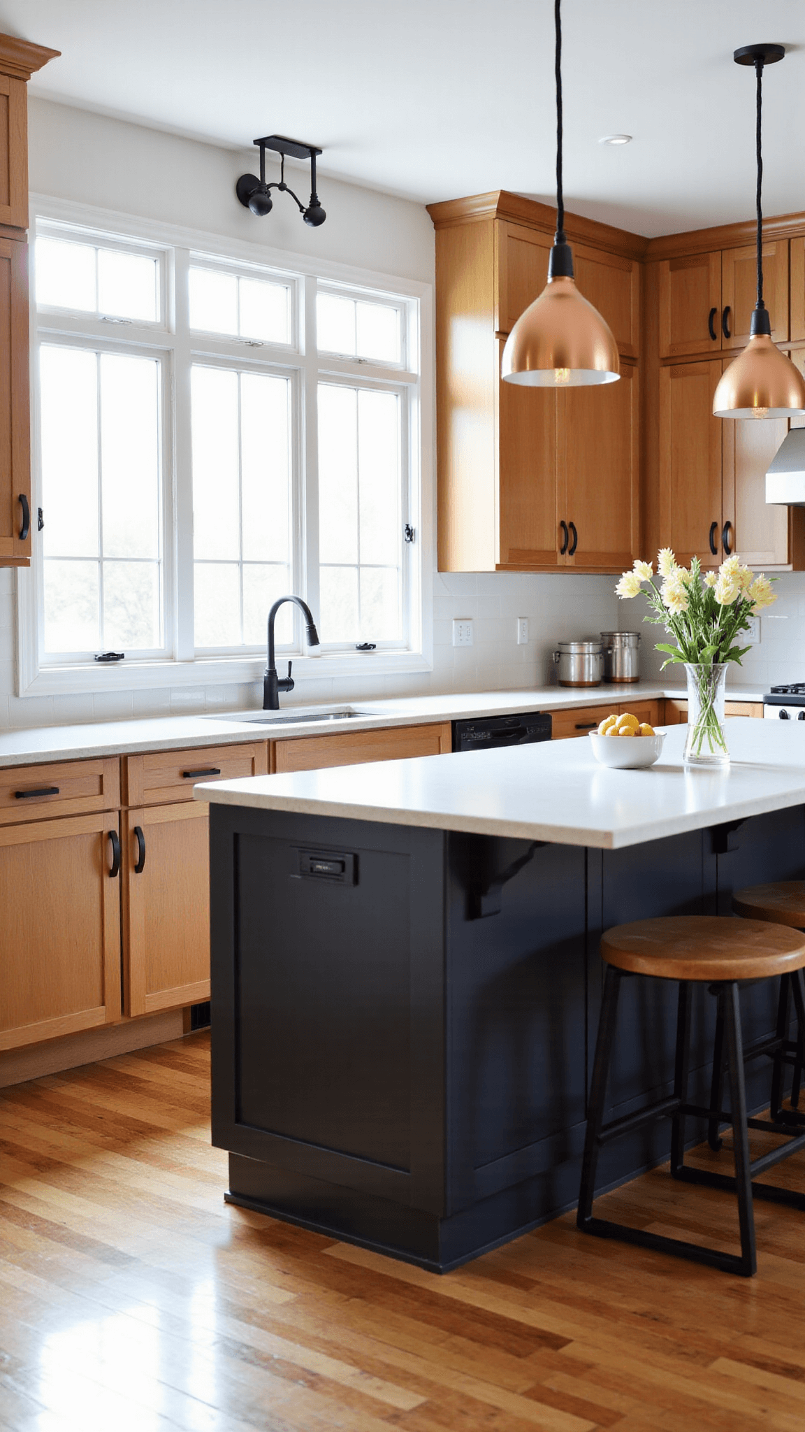 3344modern Farmhouse Maple Kitchen