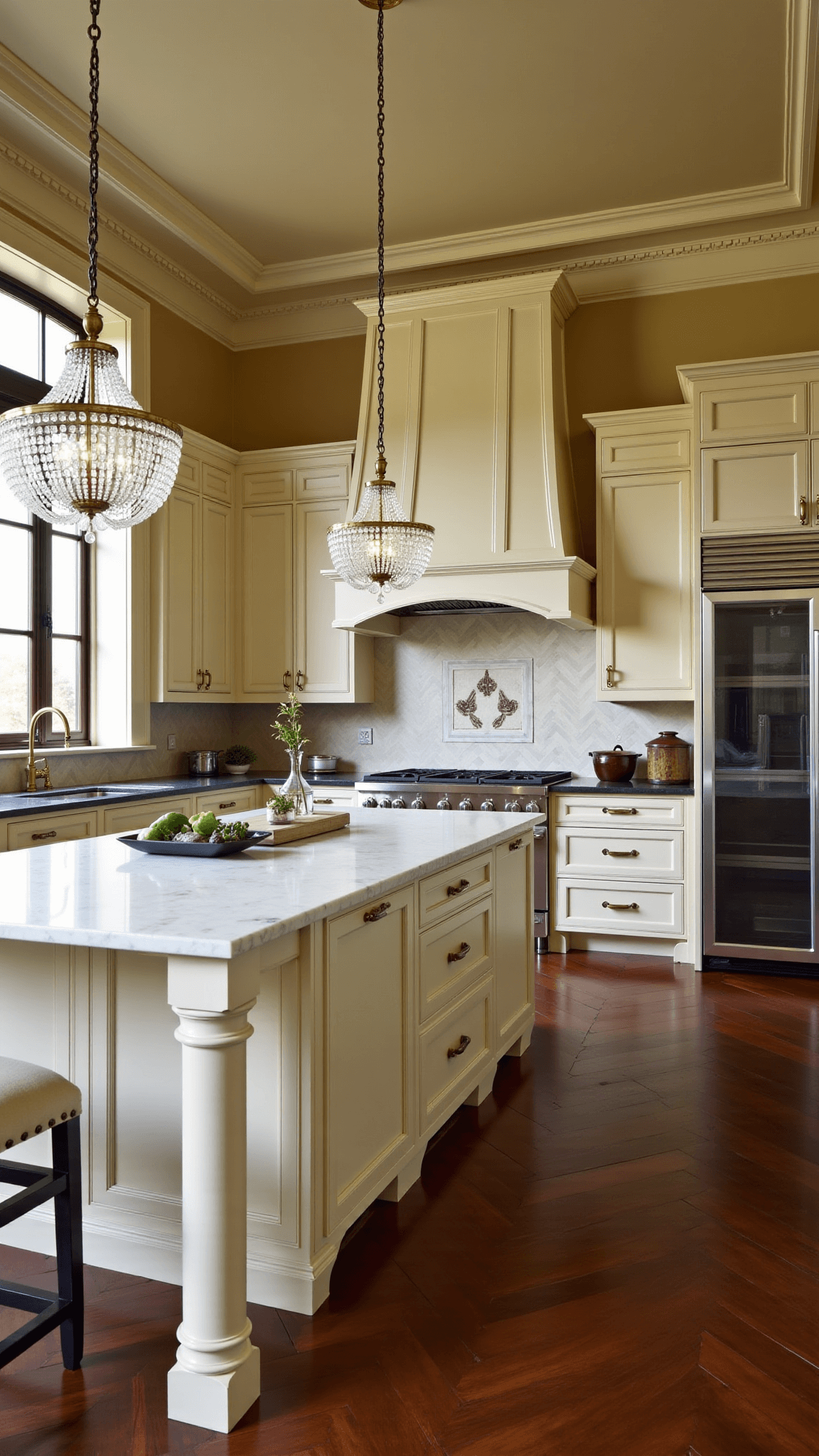 3368traditional Elegant Kitchen Marble Chandelier