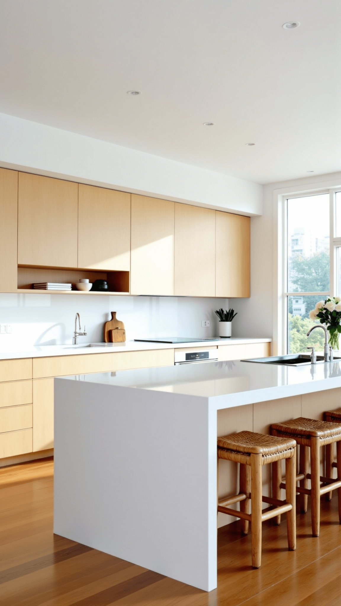 3381minimalist Sunlit Scandi Kitchen