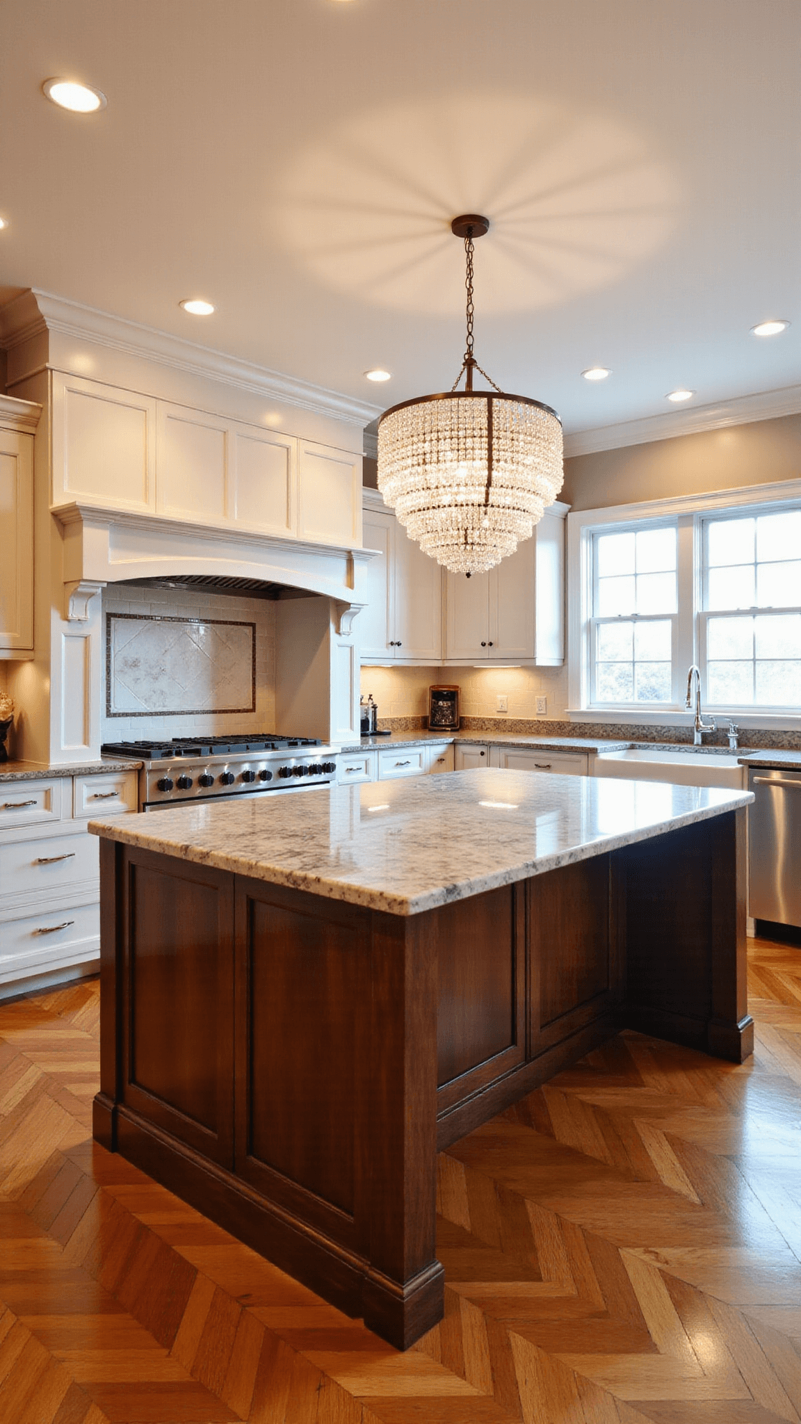3384luxe Transitional Kitchen Maple Walnut
