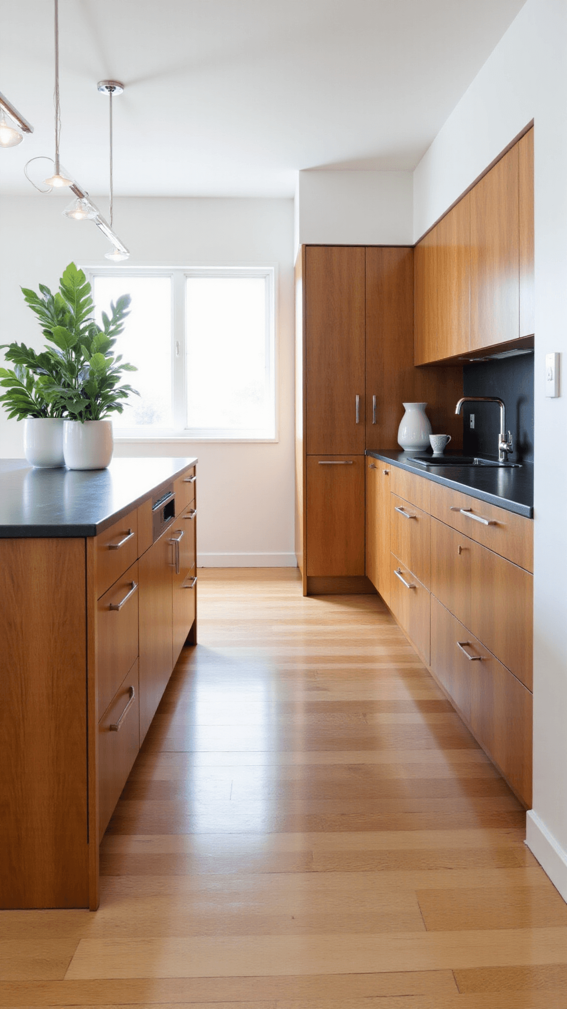 3430modern Hickory Kitchen Morning Light