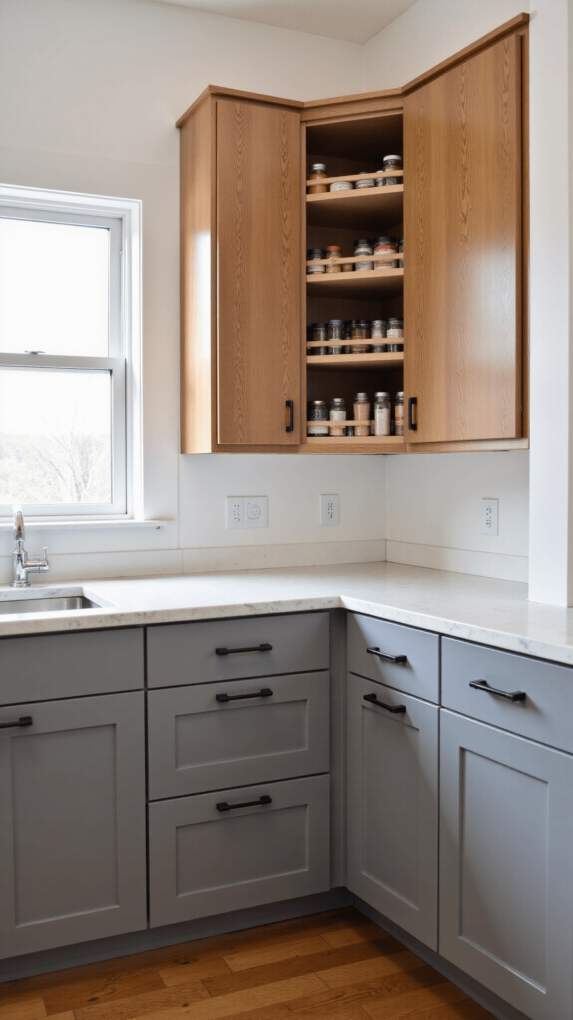 3455modern Kitchen Cabinet Detail
