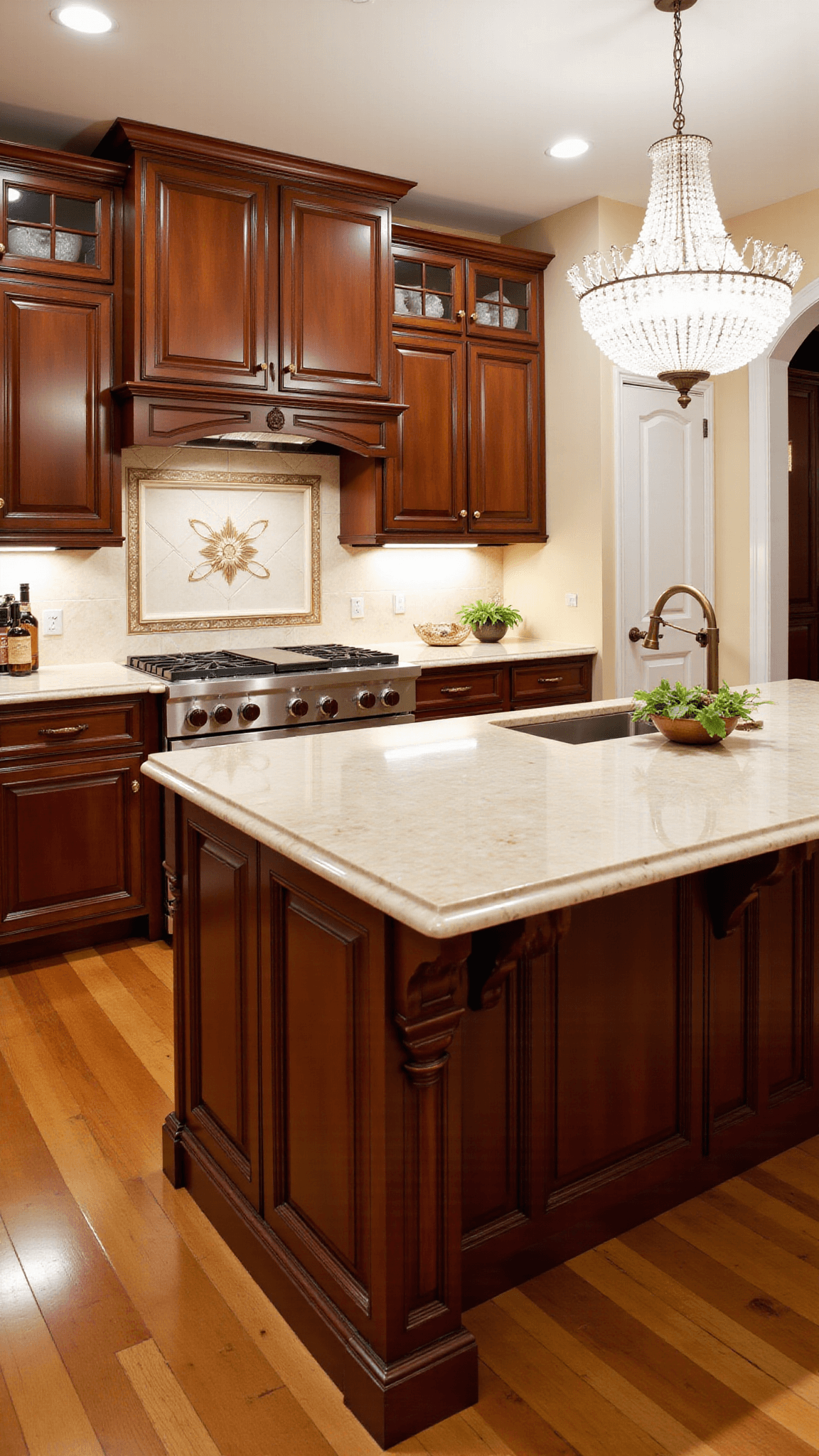3472grand Traditional Kitchen Rosemary Marble