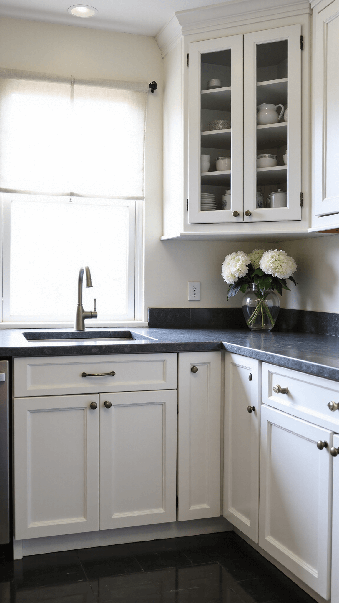 3489vintage White Kitchen Corner