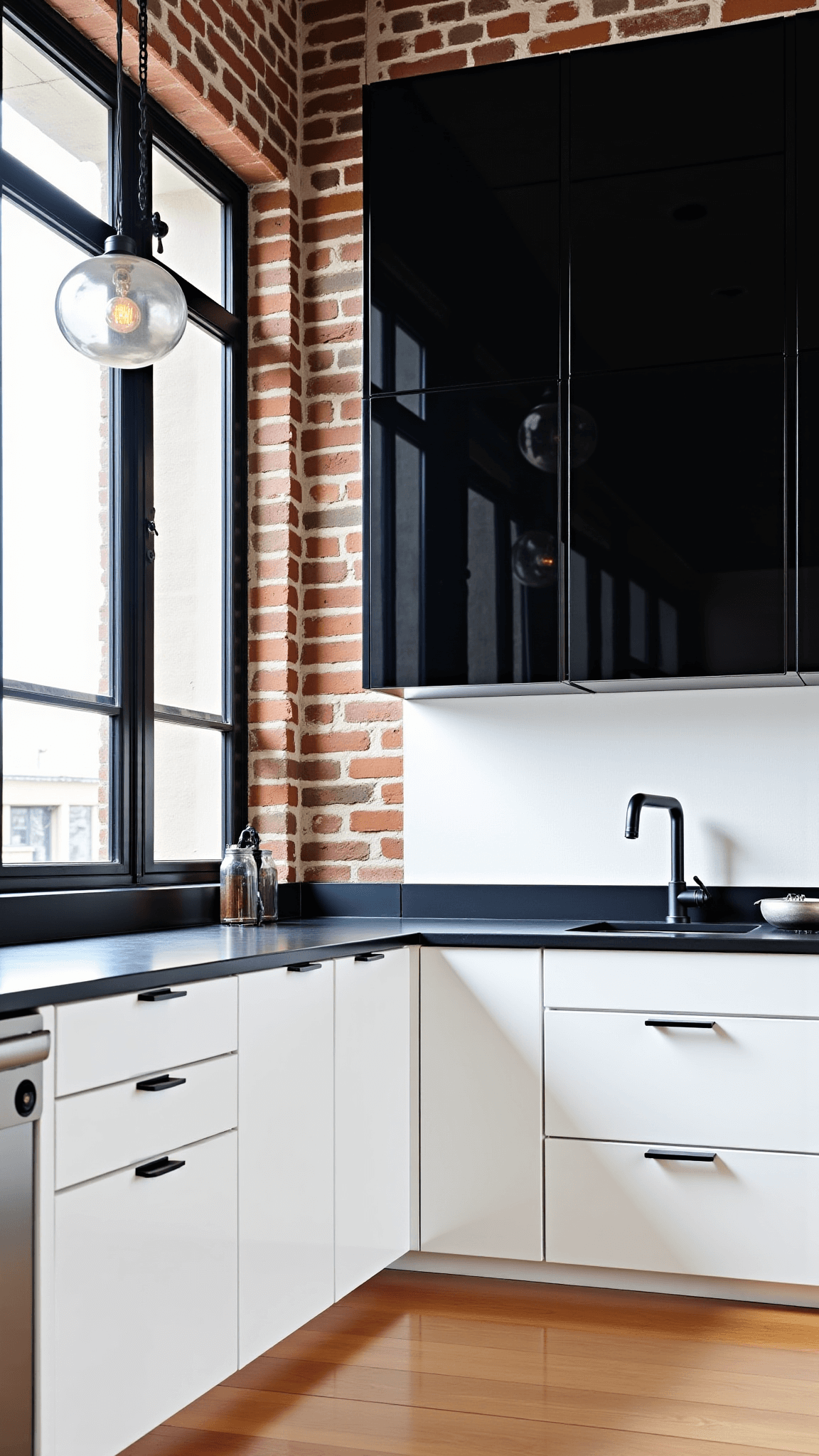 3528industrial Modern Loft Kitchen Wide