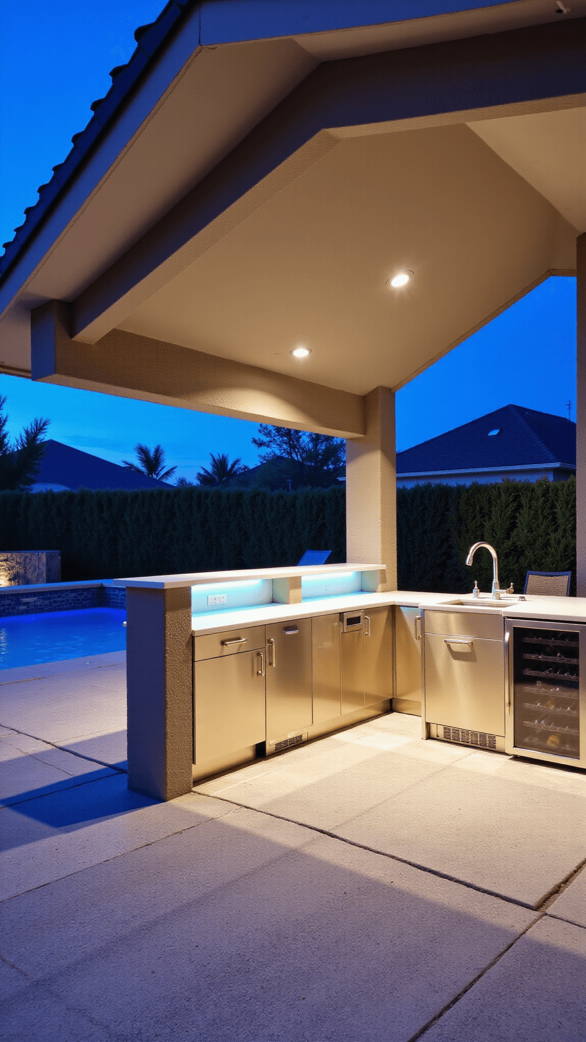 3534luxury Poolside Cabana Bluehour