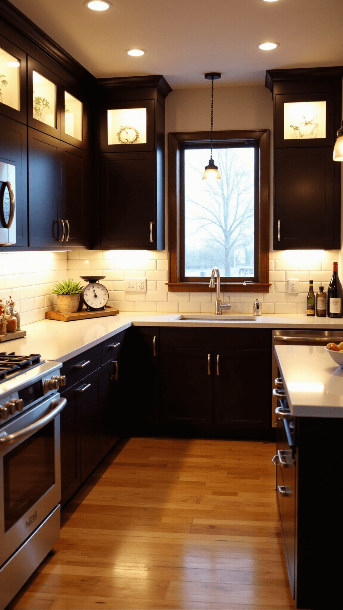 3572cozy Kitchen Golden Hour