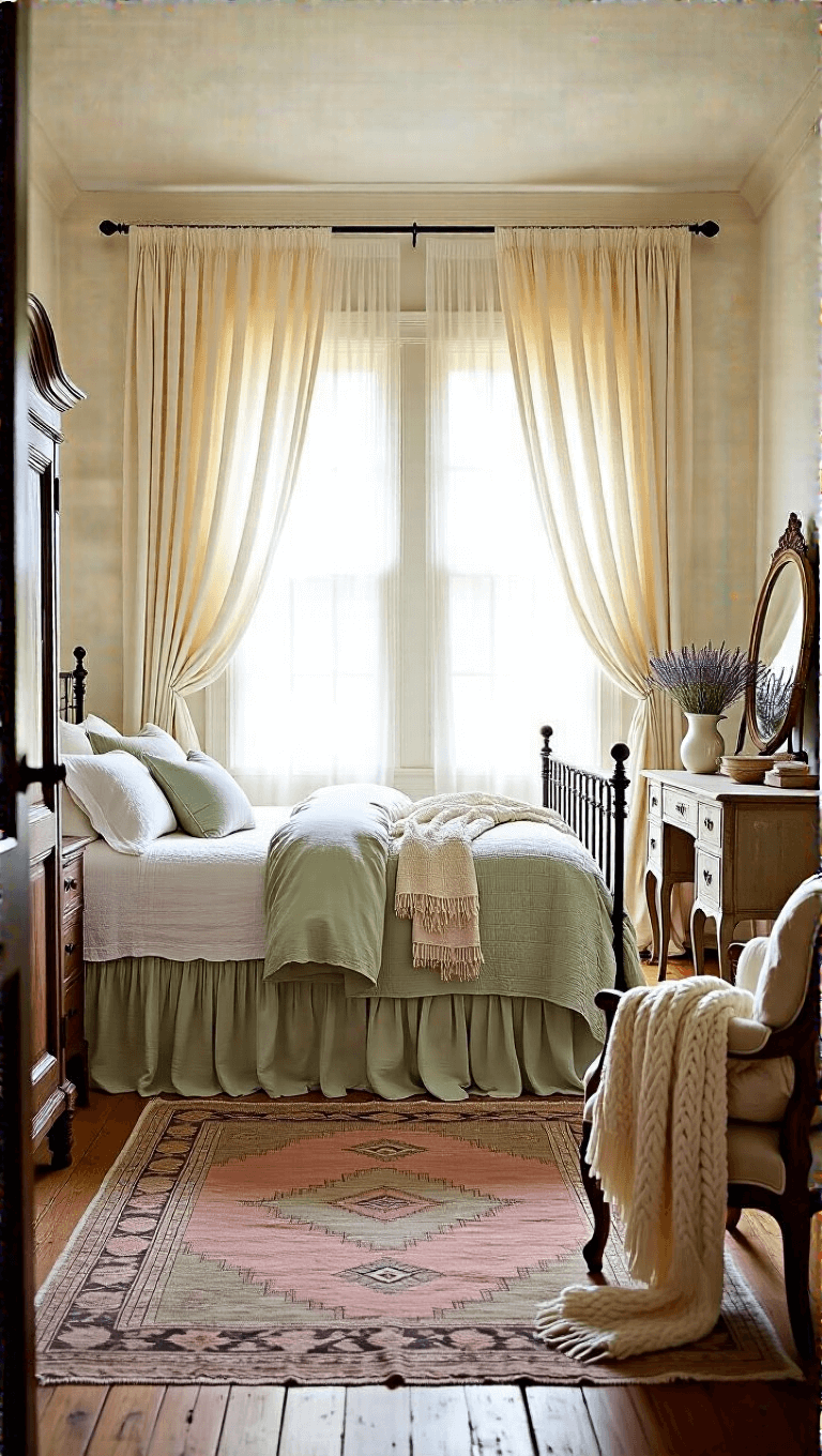 3811dreamy Vintage Bedroom Sanctuary