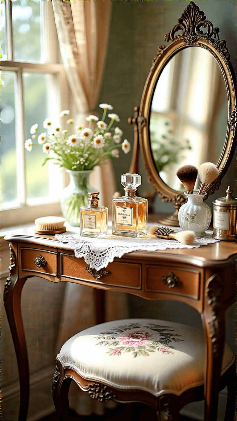 3813vintage Vanity Morning Light