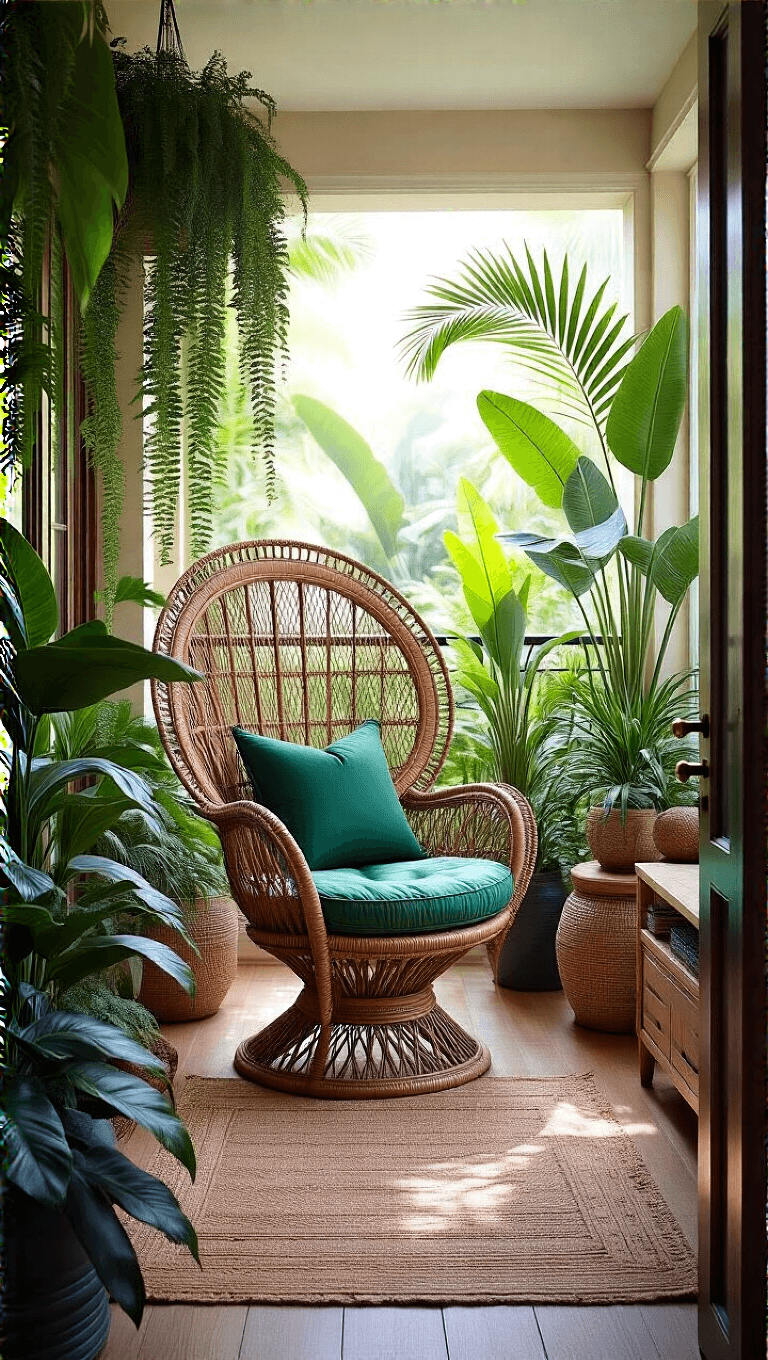 3832tropical Balcony Oasis