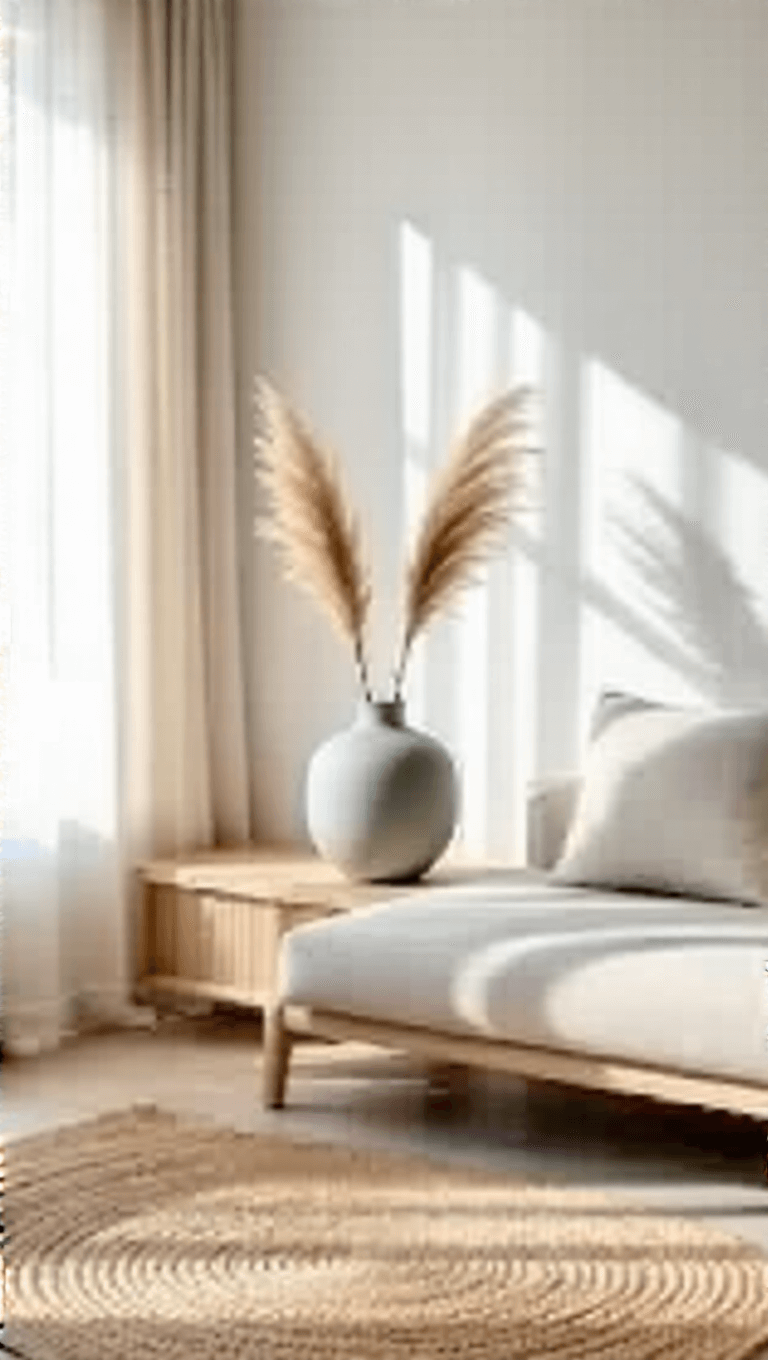 3835japandi Vase Morning Light