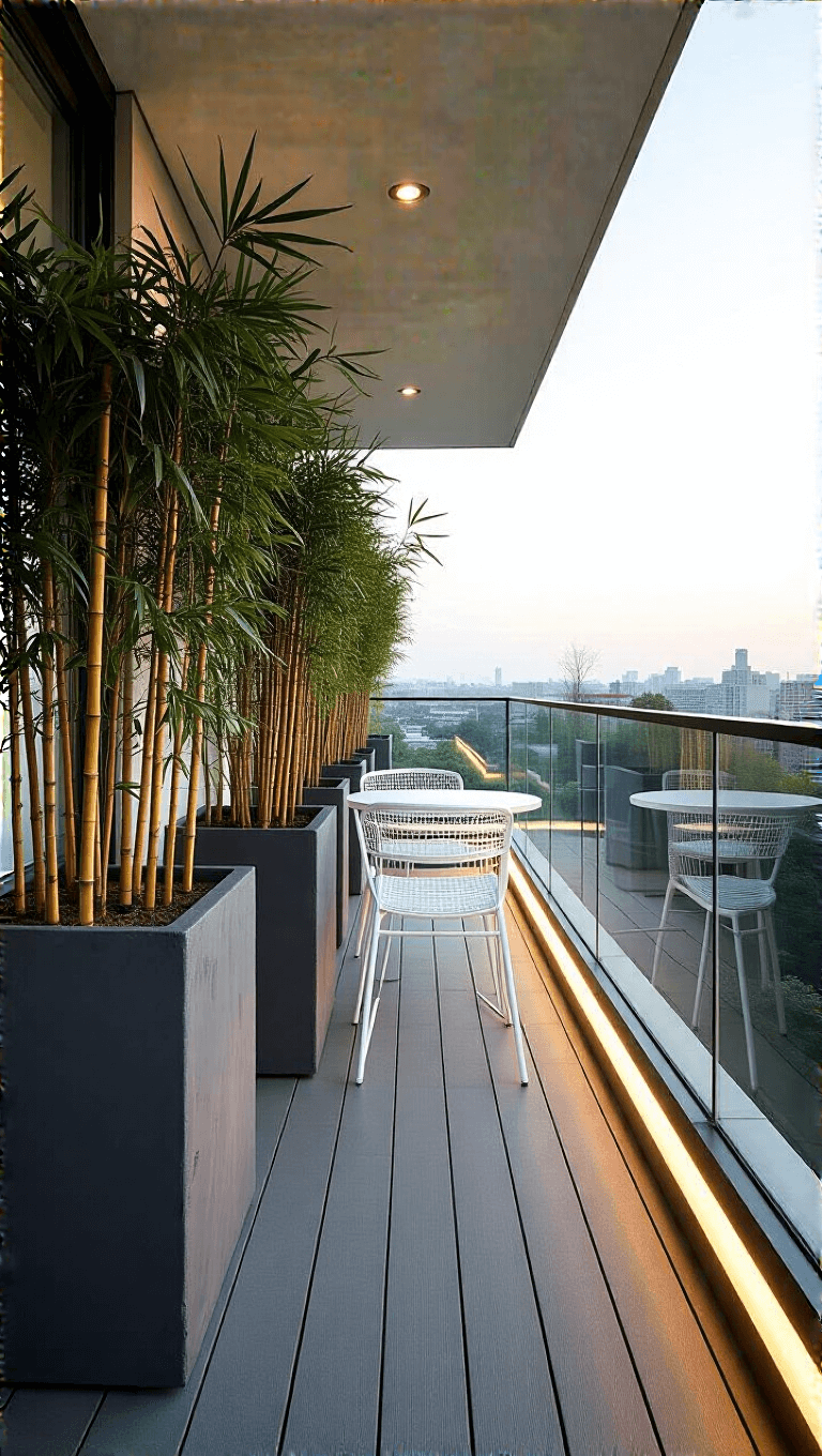 3850modern Minimalist Balcony Retreat