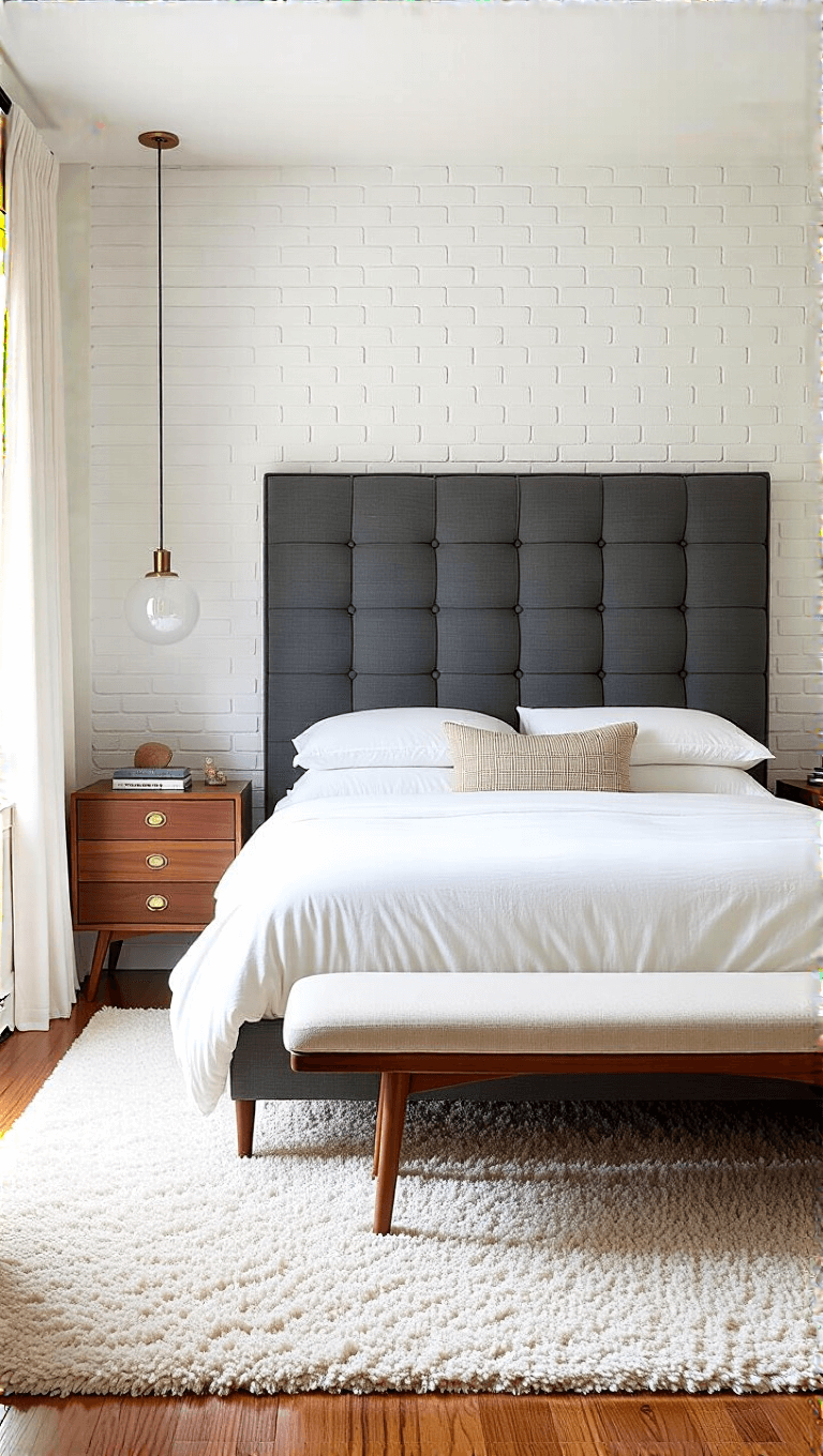 3877mid Century Bedroom Morning Light