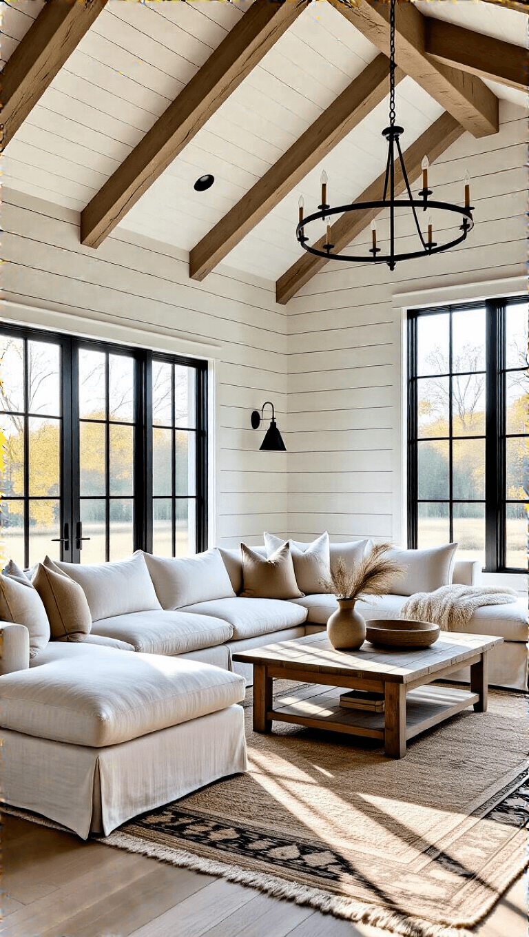 3903modern Farmhouse Livingroom Golden Hour