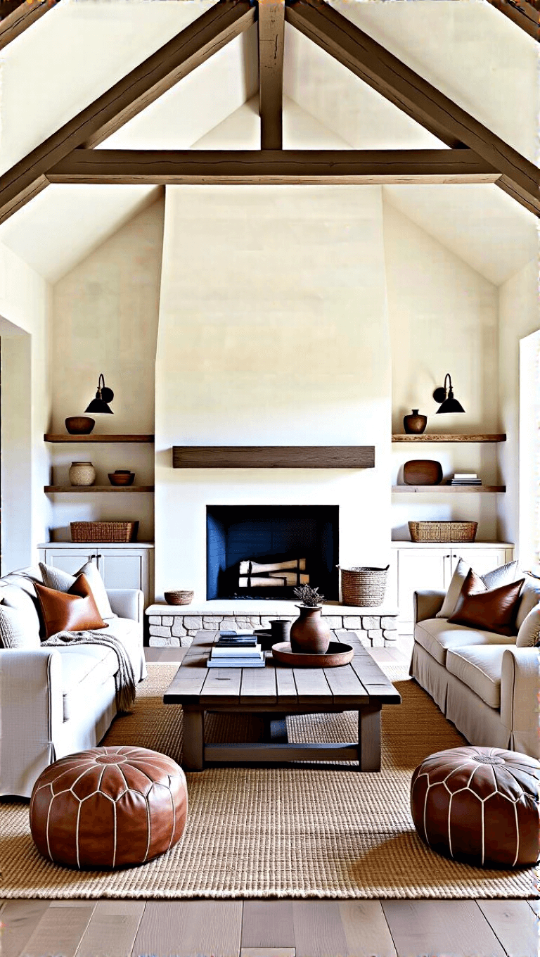 3905farmhouse Great Room Fireplace