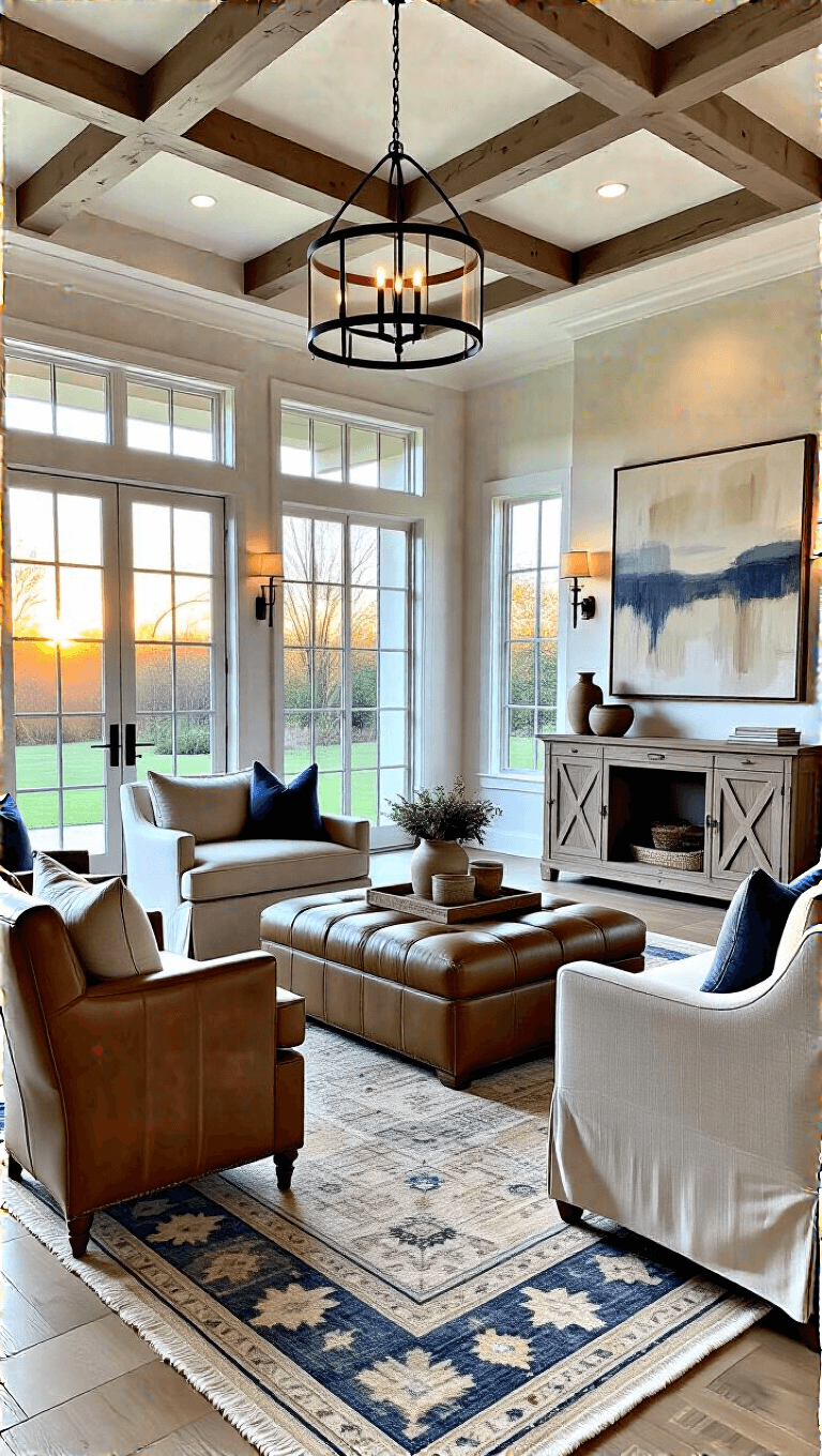 3908modern Farmhouse Gathering Sunset