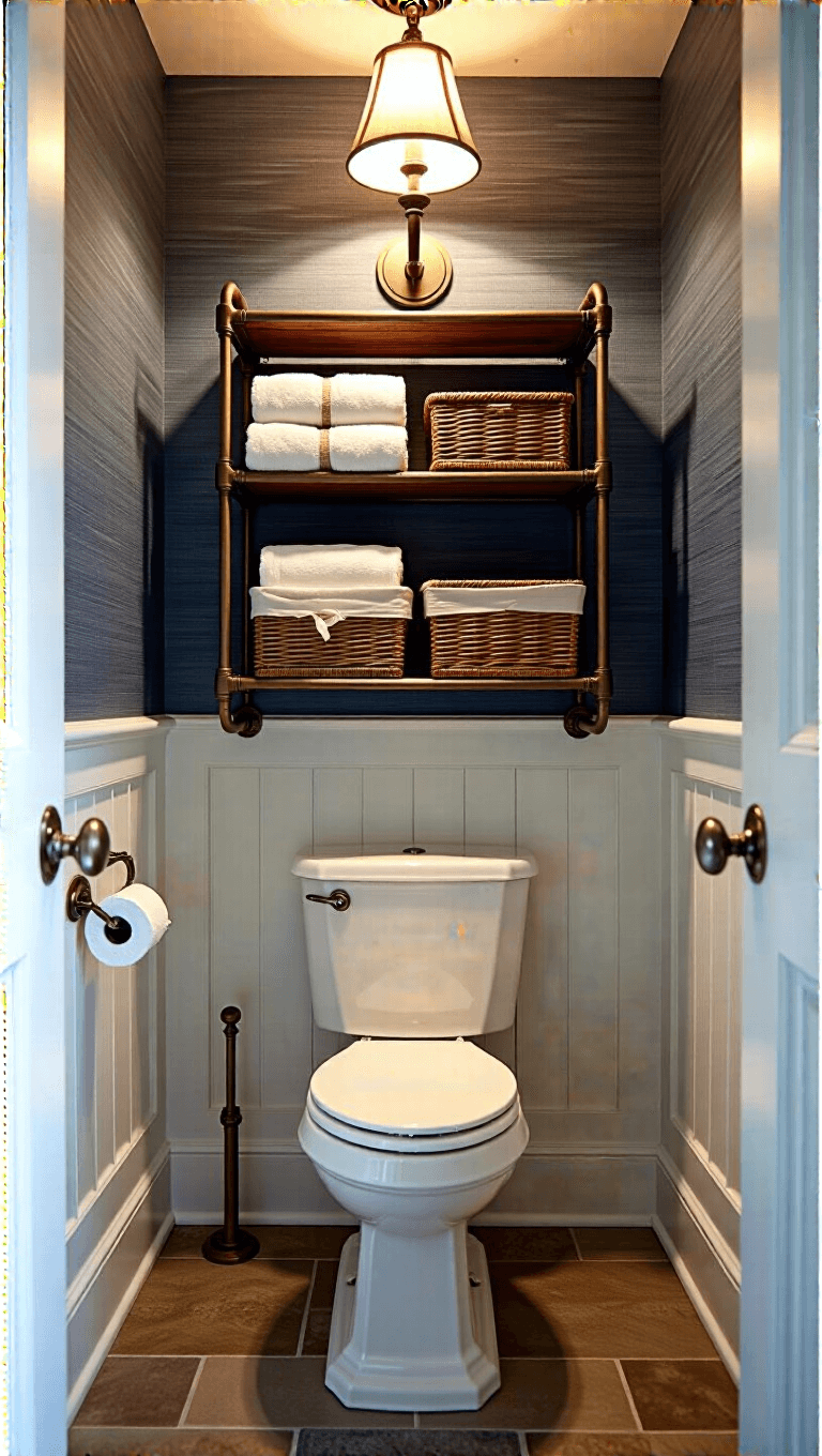3918vintage Bathroom Dusk Storage