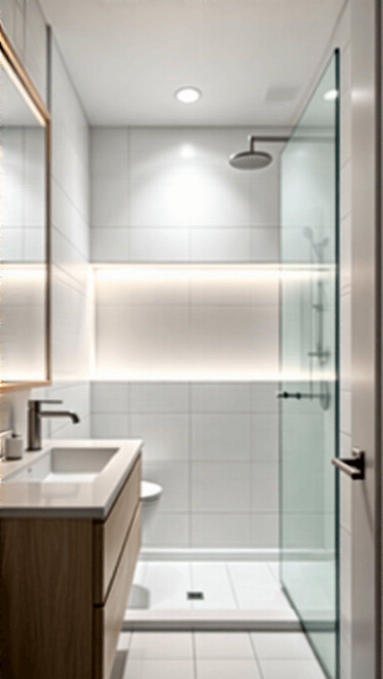 3979scandinavian Minimal Bathroom White Wood