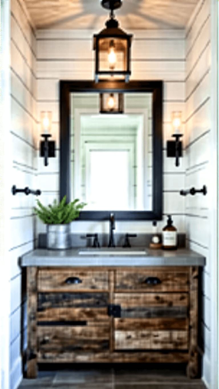 3985modern Farmhouse Bathroom Corner Vanity