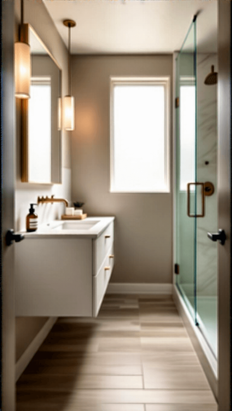 3987modern Minimal Spa Bathroom