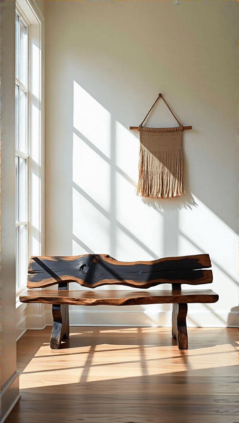 3999minimalist Walnut Bench Entryway