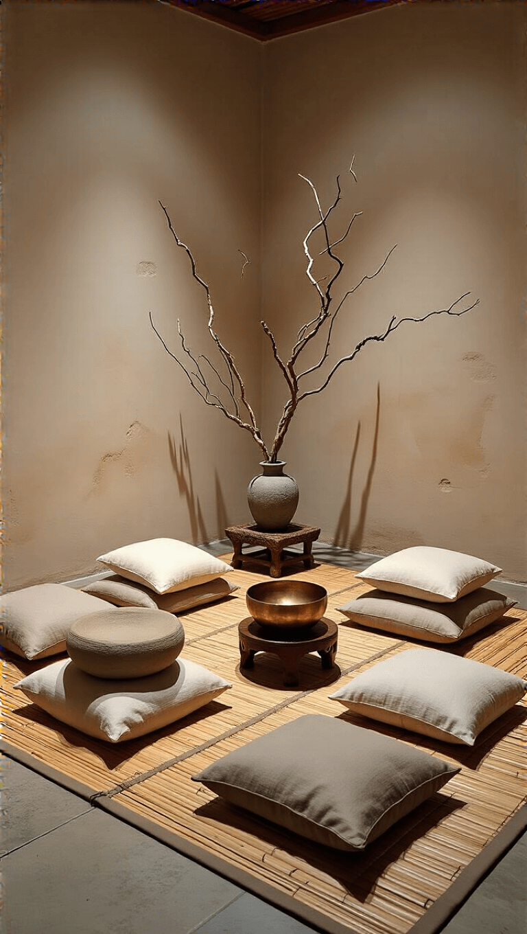 4008zen Meditation Corner Dusk