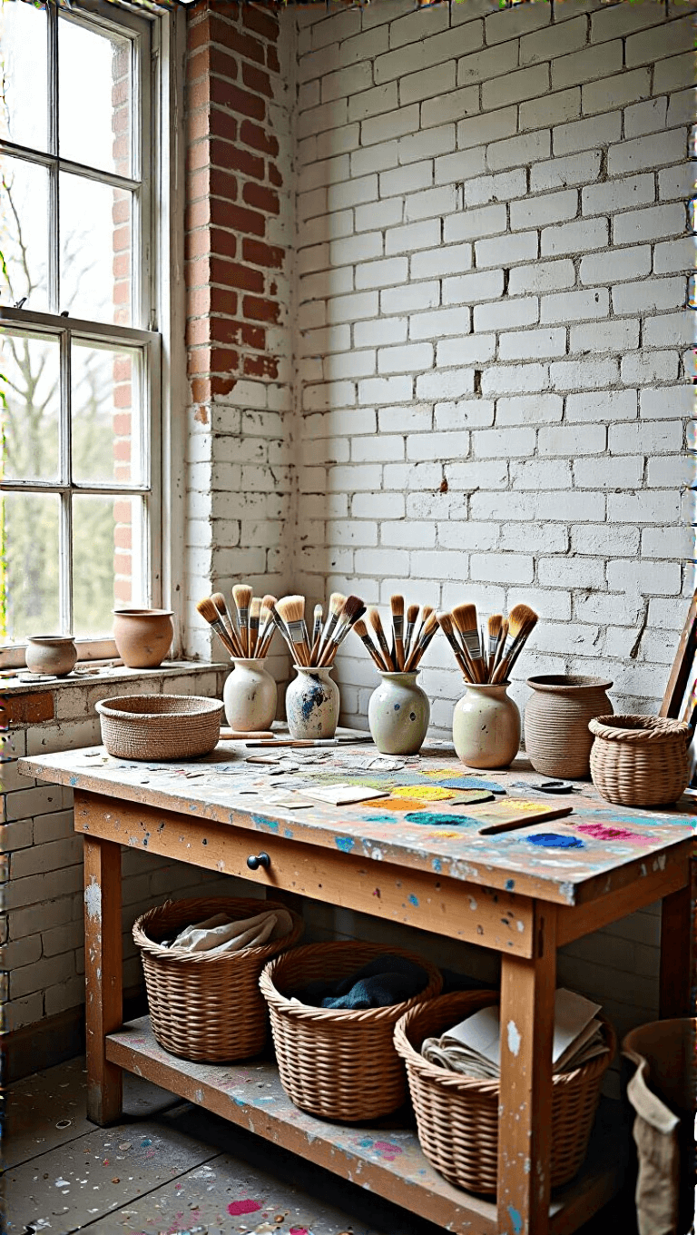 4016rustic Art Studio Northern Light
