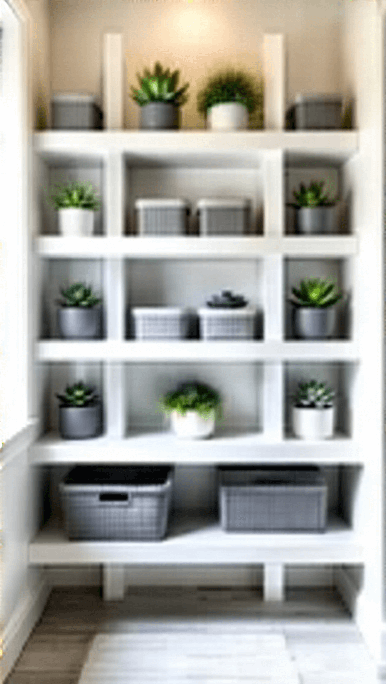 4028modern Bathroom Shelf Storage