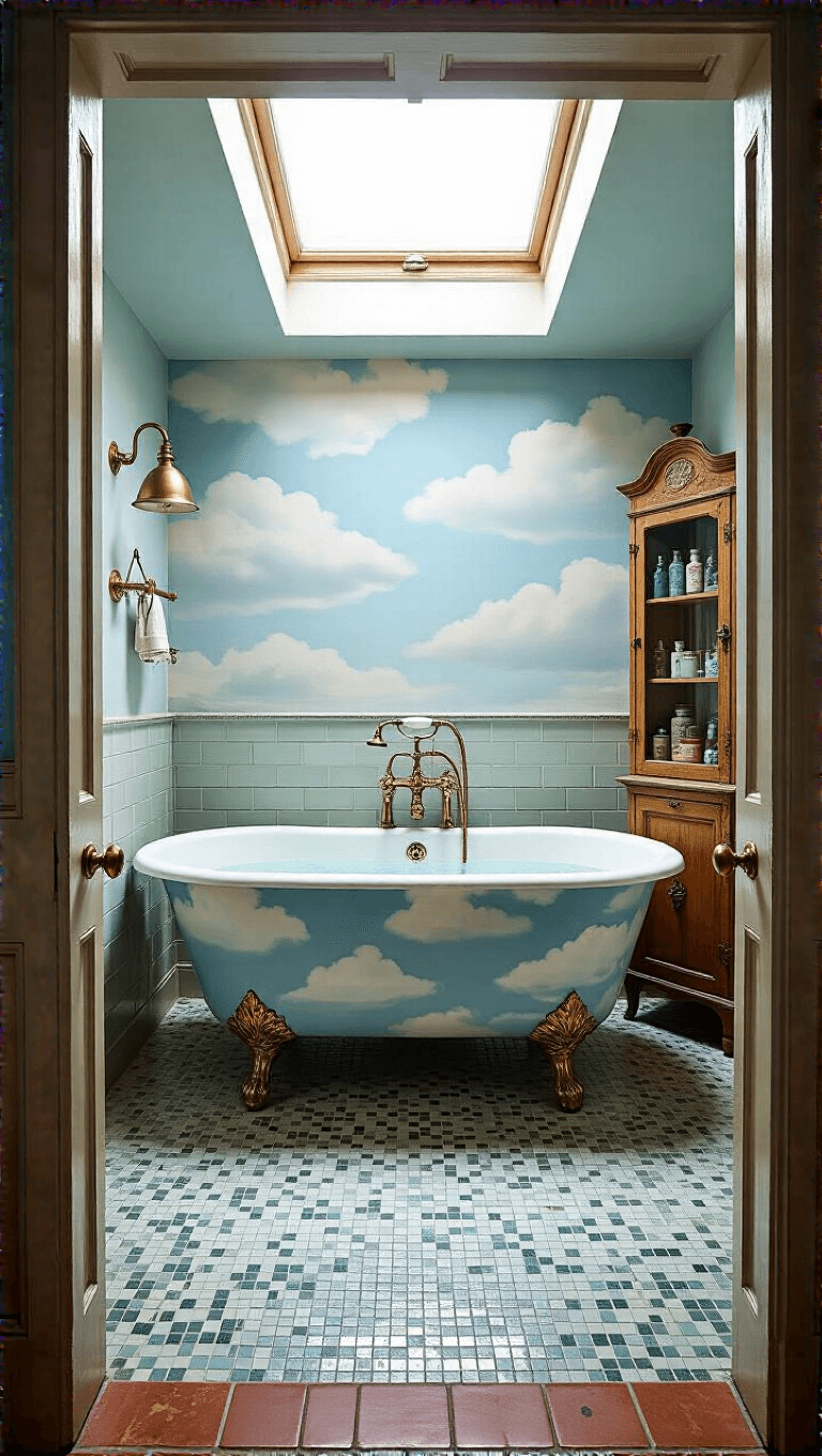 4038ethereal Bathroom Skylight Tub