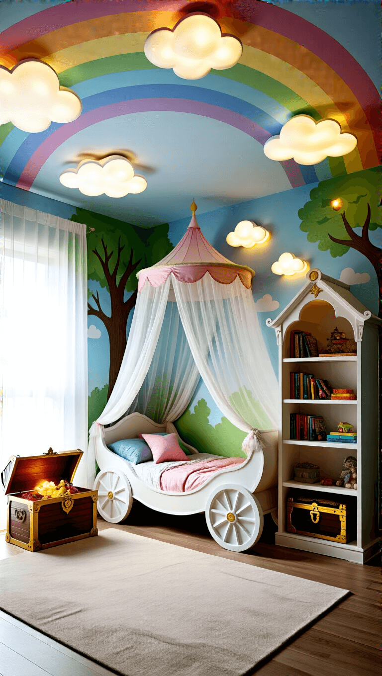 4040whimsical Rainbow Fairytale Room