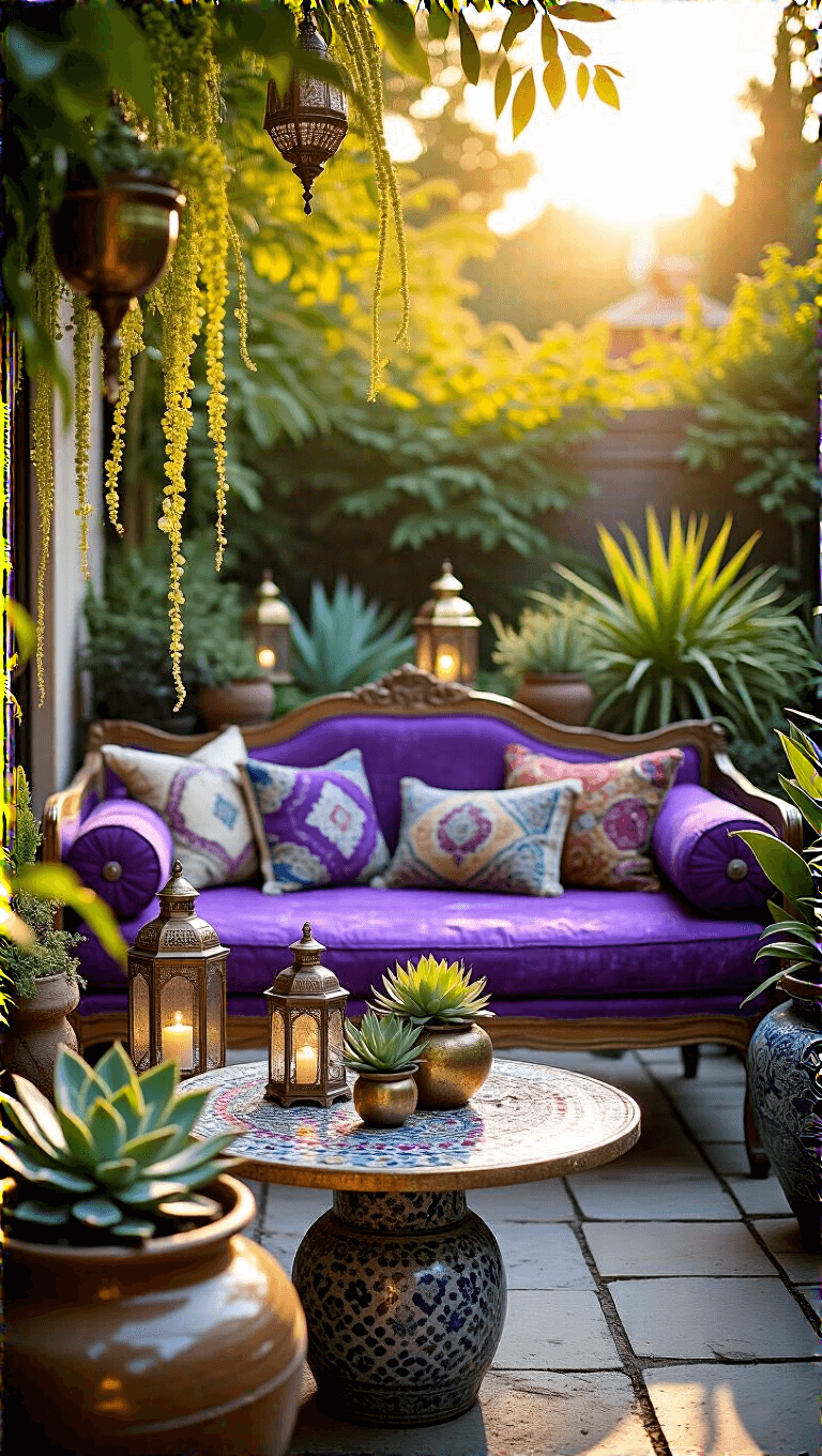 4044bohemian Daybed Patio Sunset