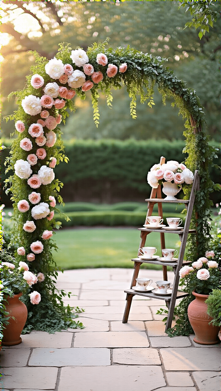 4095romantic Garden Arch Patio