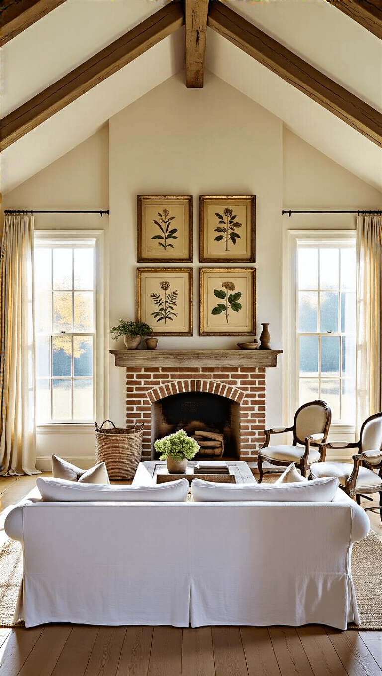 4112farmhouse Living Room Golden Light