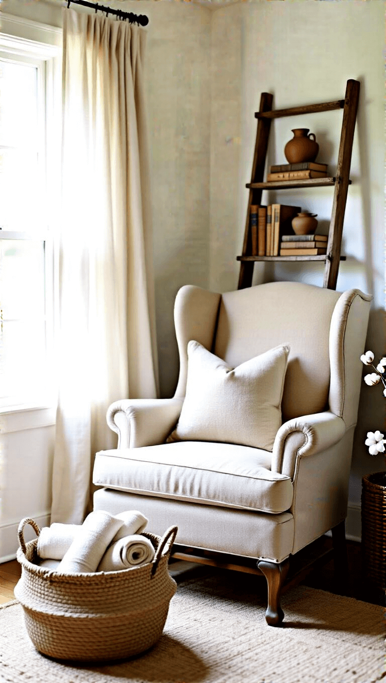 4128rustic Farmhouse Reading Nook