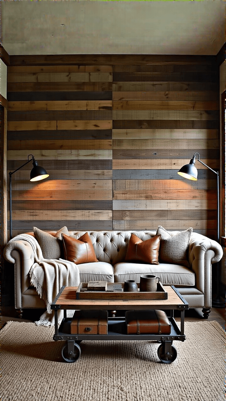 4136rustic Farmhouse Den Evening