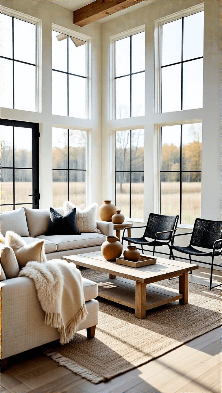 4167modern Farmhouse Sunlit Living Room